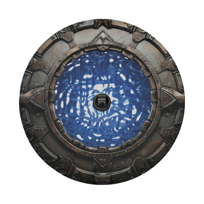 Space Arch Portal Spare Tire Cover With Backup Camera Hole