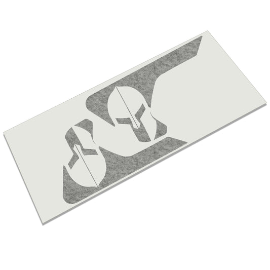 Spartan Helmet Fender Vent Vinyl Transfer Decal - Fits Jeep Wrangler JL/Jeep Gladiator JT 2018+