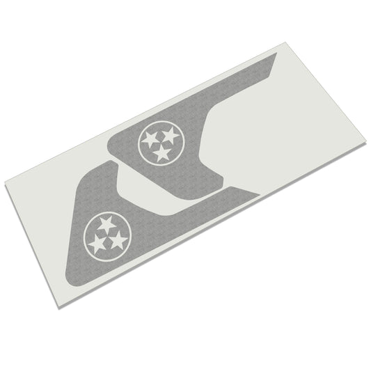 Tennessee Flag Fender Vent Vinyl Decal - Fits Jeep Wrangler JL/Jeep Gladiator JT 2018+