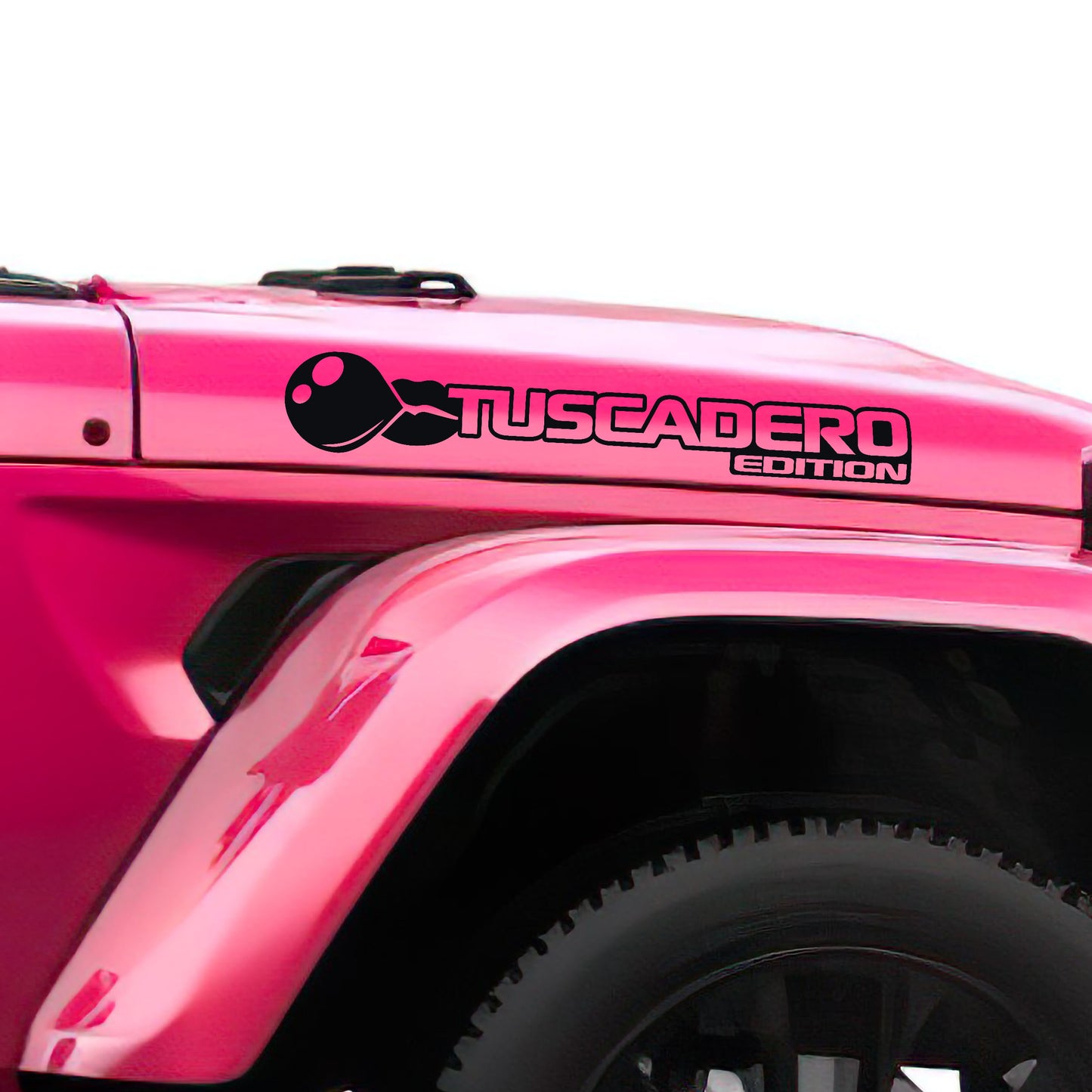 Tuscadero Bubblegum Edition Hood Decal Set (Pair)