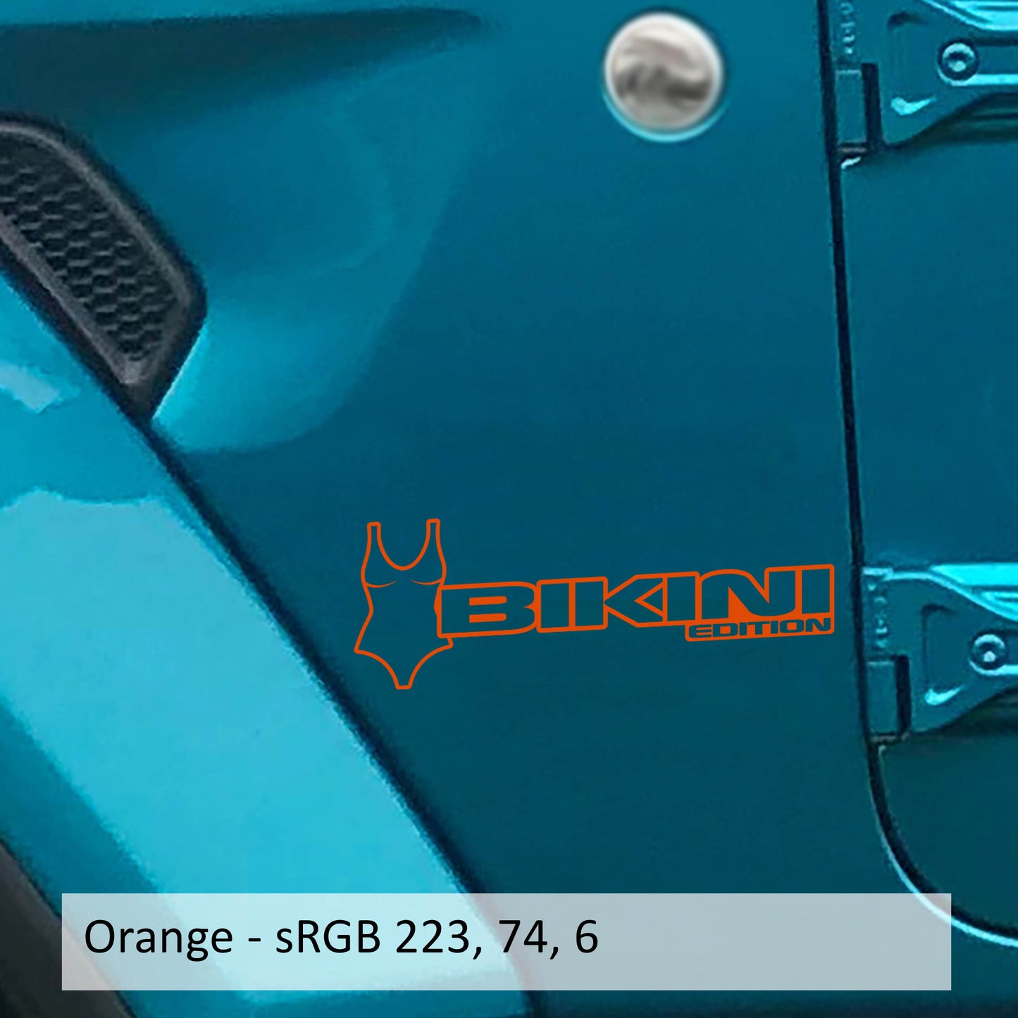 Bikini Pearl Edition Decal (Pair) Fender Decals For Wrangler/Gladiator - JL/JT