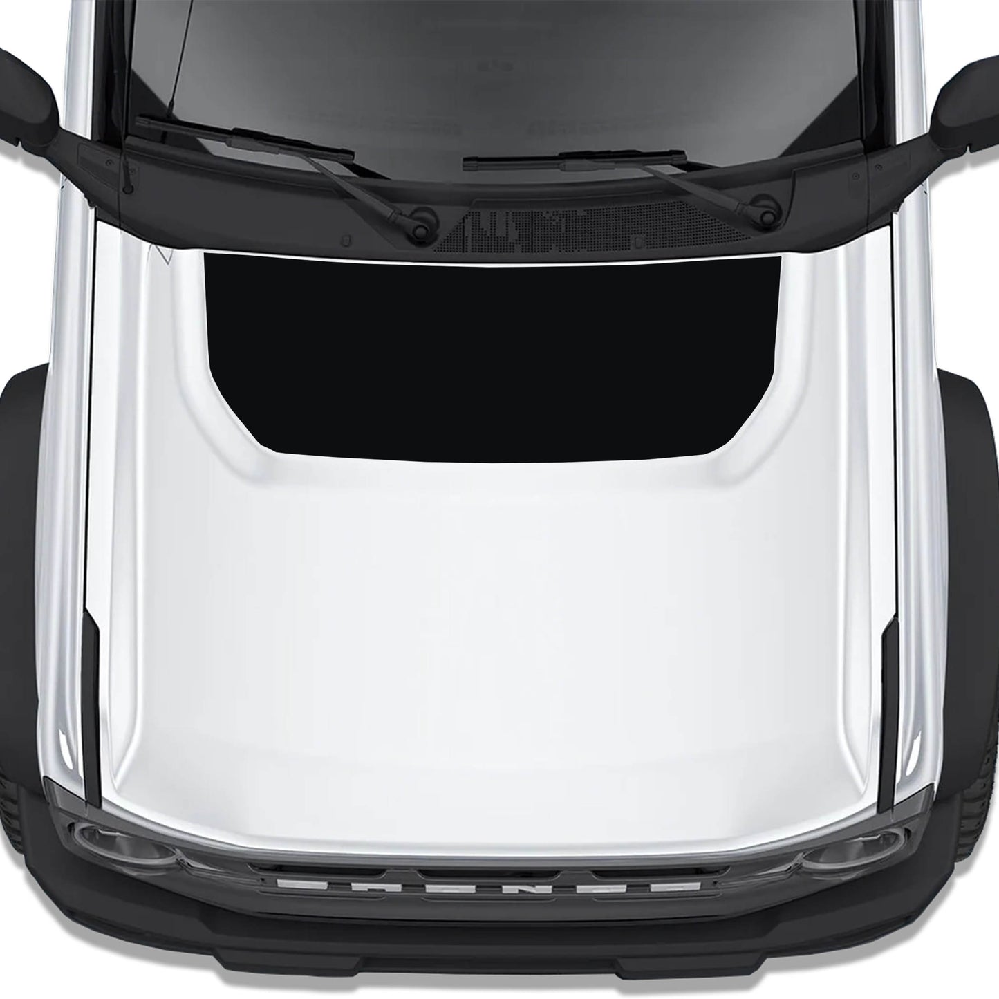 Solid Blackout Hood Vinyl Decal Fits Ford Bronco 2021+