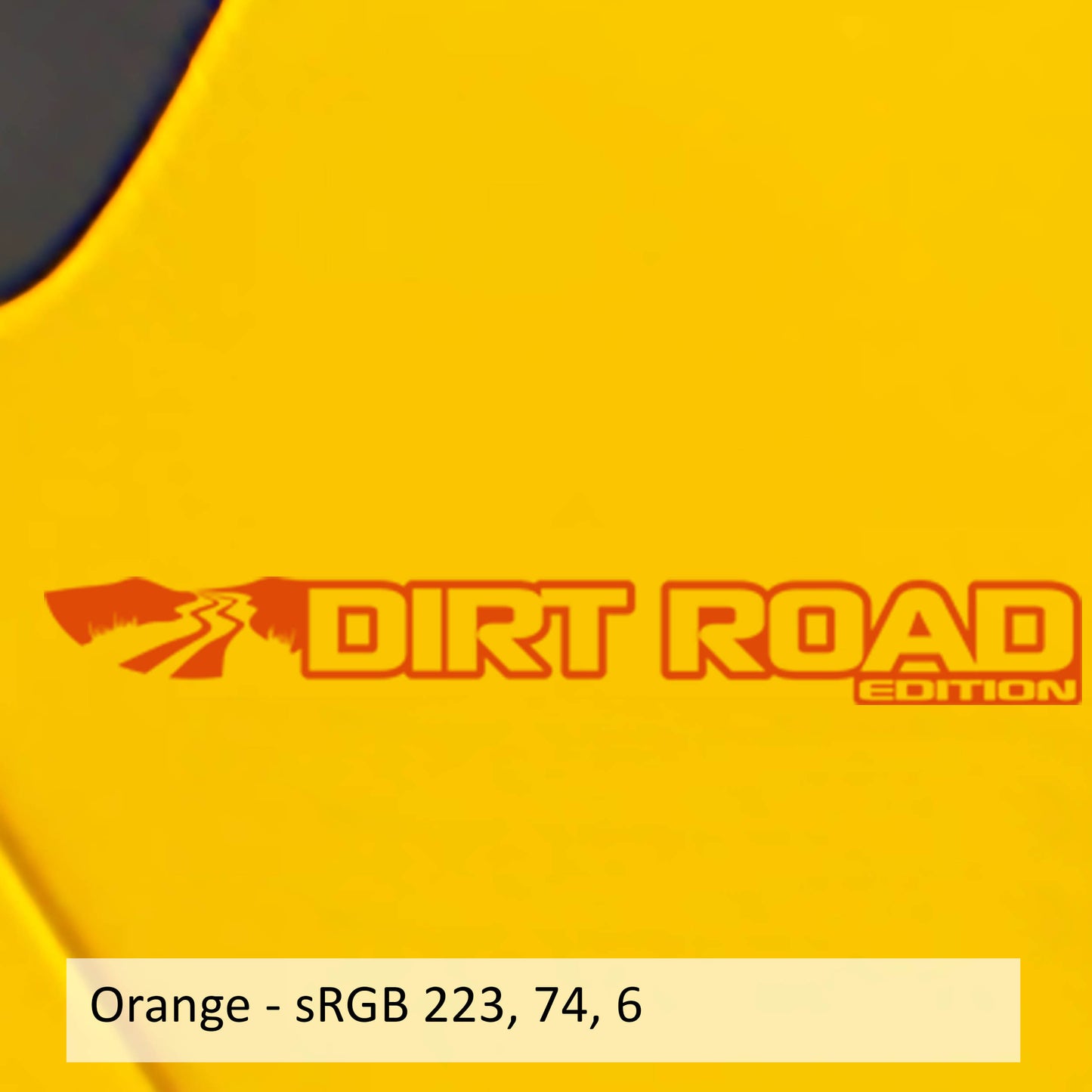 Dirt Road Edition Decal (Pair) Fender Decals For Wrangler/Gladiator JL/JT