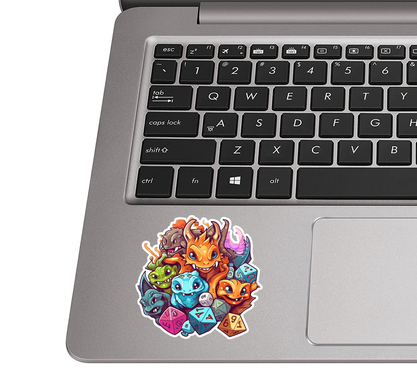 DnD Dice and Dragons Vinyl Sticker