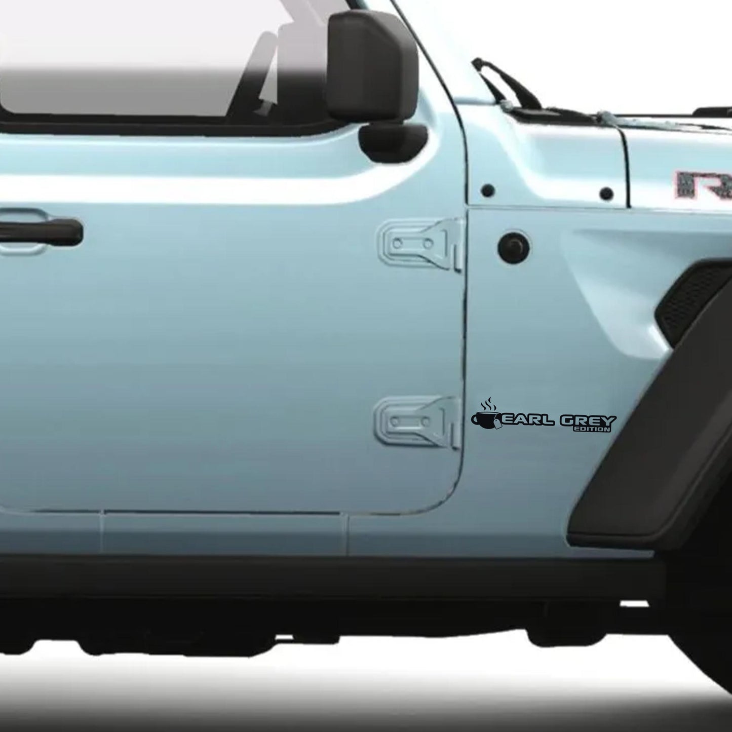 Earl Grey Edition Decal (Pair) Fender Decals For Wrangler/Gladiator JL/JT