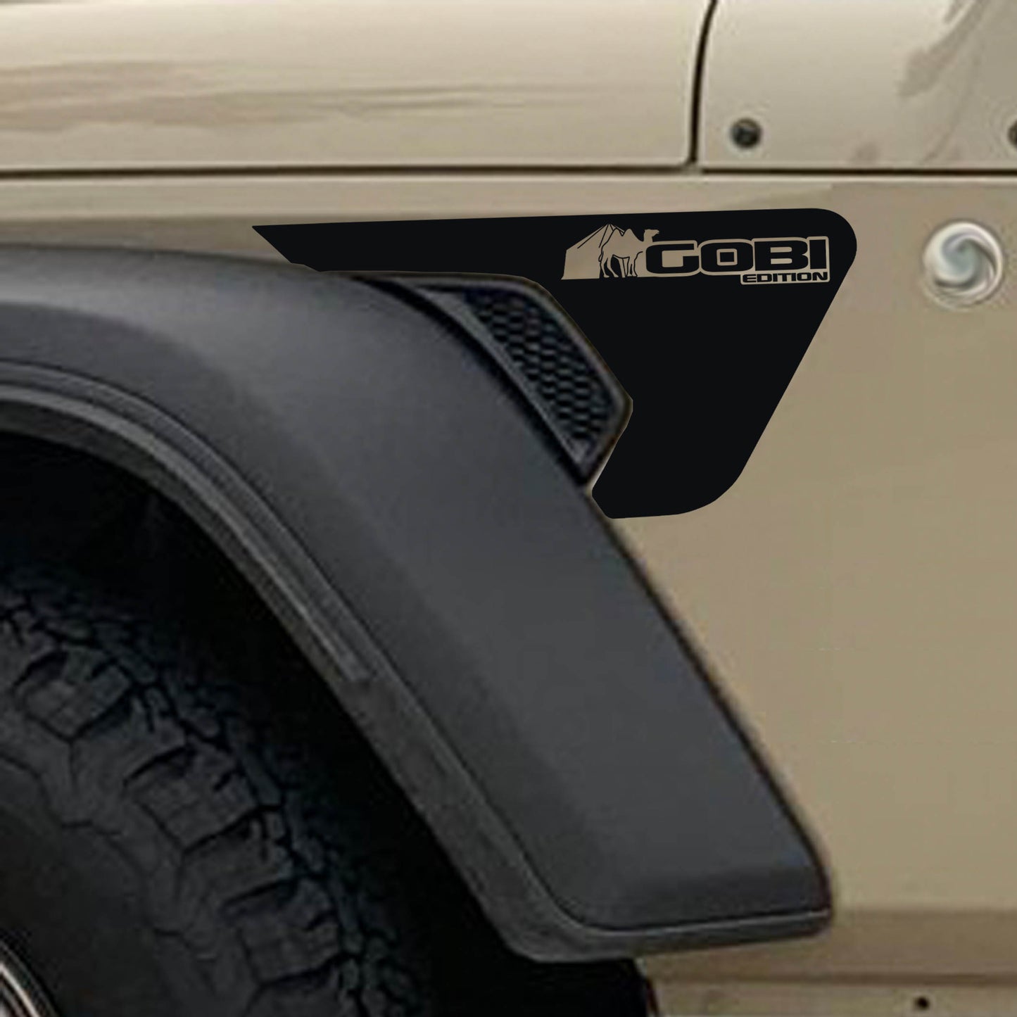 Gobi Edition Fender Vent Vinyl Transfer Decal - Fits Jeep Wrangler JL/Jeep Gladiator JT 2018+