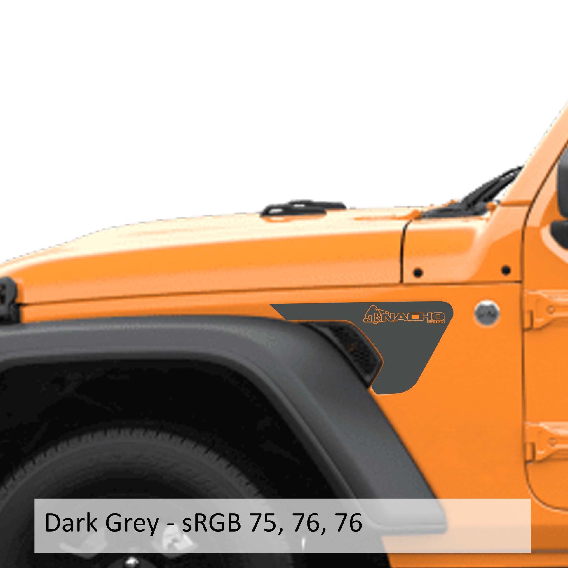 Nacho Edition Decal v1 Fender Vent Vinyl Decal - Fits Jeep Wrangler JL/Jeep Gladiator JT 2018+