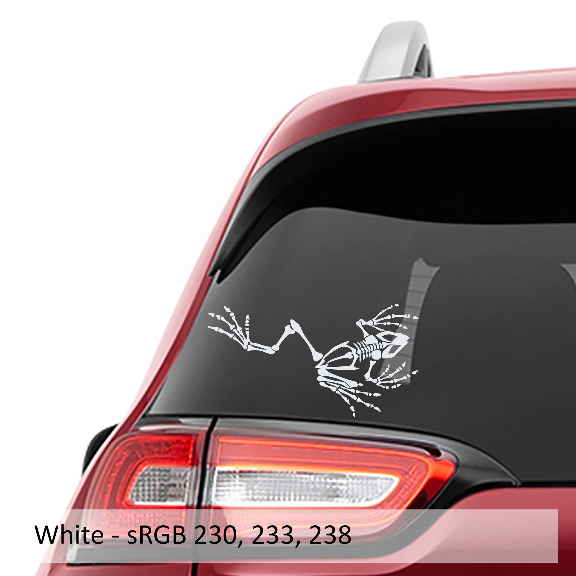 Bone Frog Skeleton Vinyl Decal SOCOM Tactical Navy Seal Window Sticker Durable Military Design