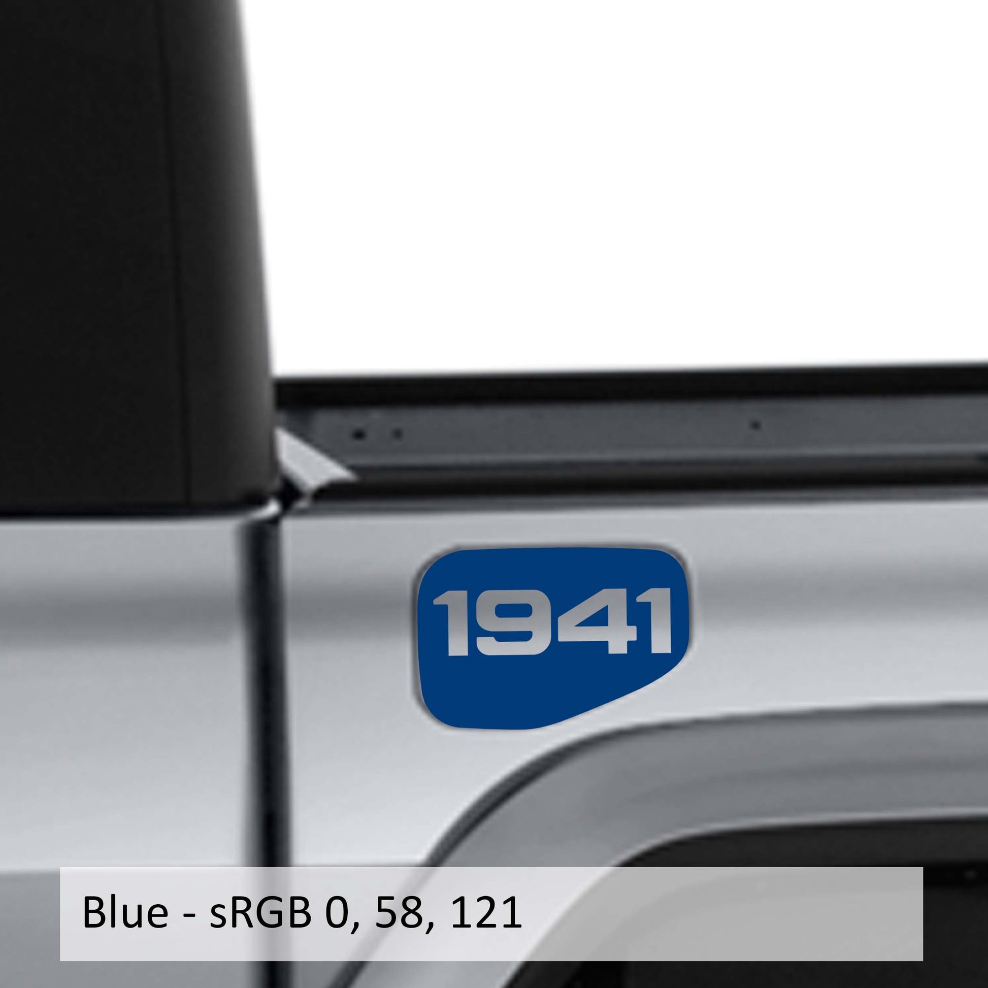 1941 Fuel Gas Tank Door Cover Transfer Vinyl Decal Overlay Fits Jeep Gladiator 2020 and Newer Models