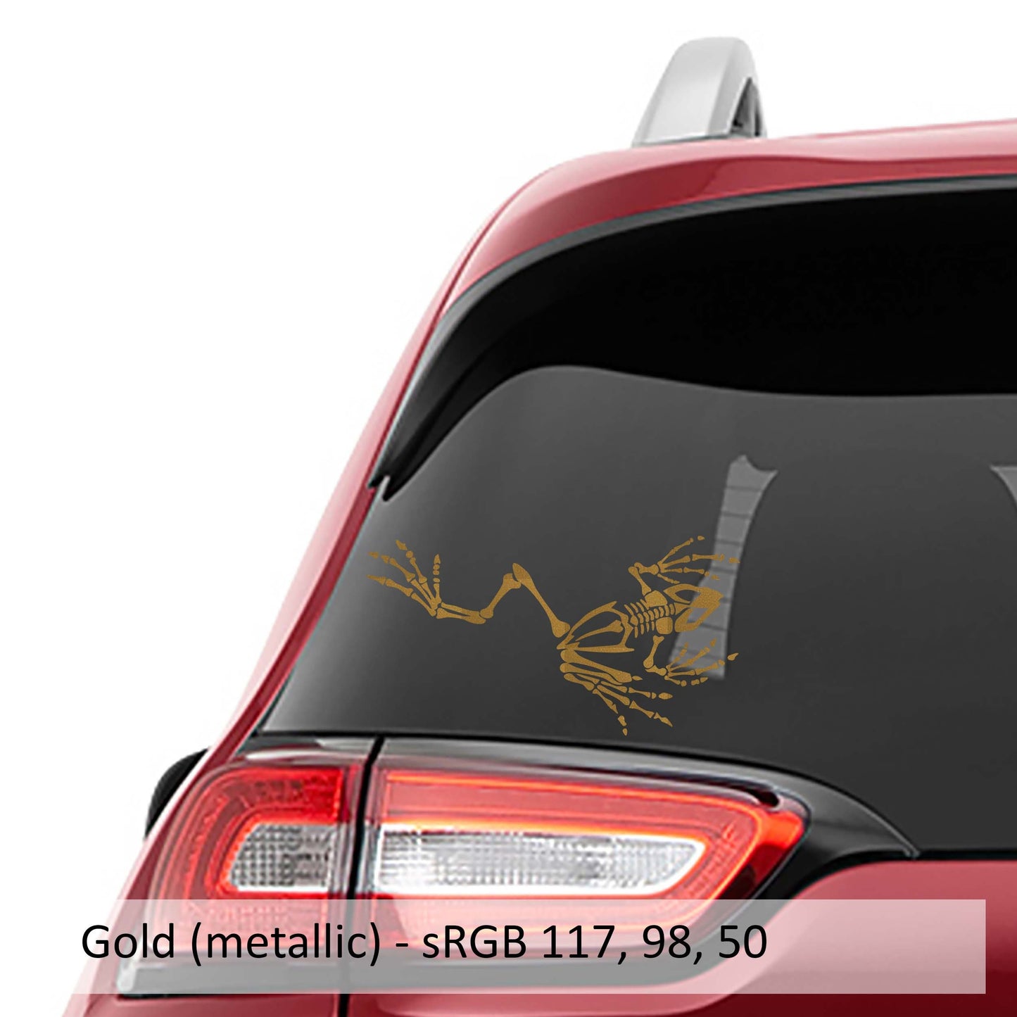 Bone Frog Skeleton Vinyl Decal SOCOM Tactical Navy Seal Window Sticker Durable Military Design
