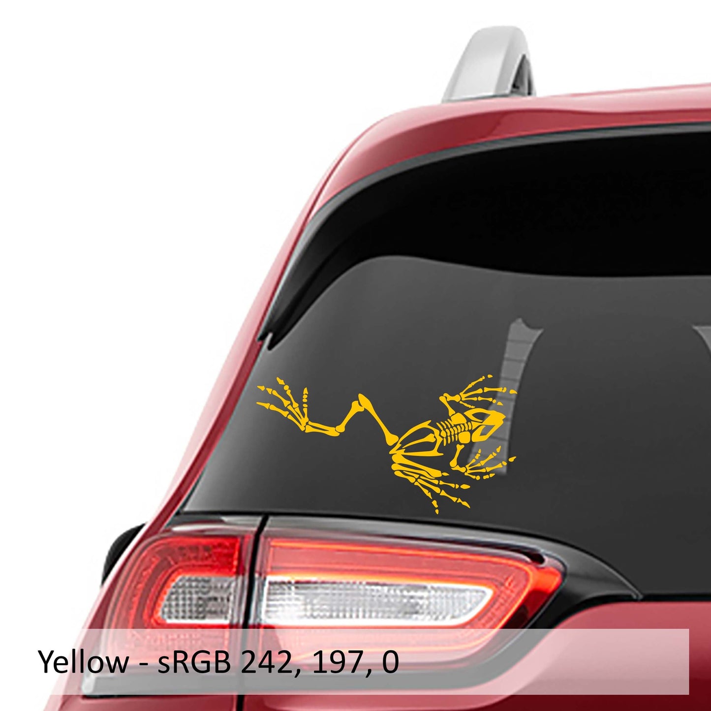 Bone Frog Skeleton Vinyl Decal SOCOM Tactical Navy Seal Window Sticker Durable Military Design