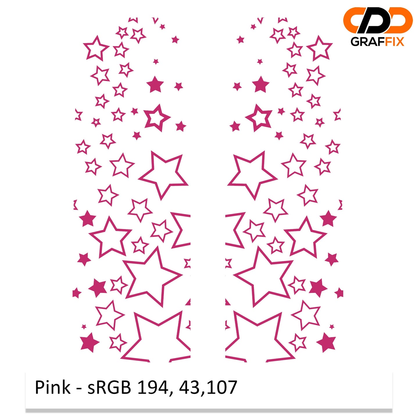 Starfield Side Window Vinyl Decal Set - Fits 2018+ Jeep Wrangler JLU Gladiator JT