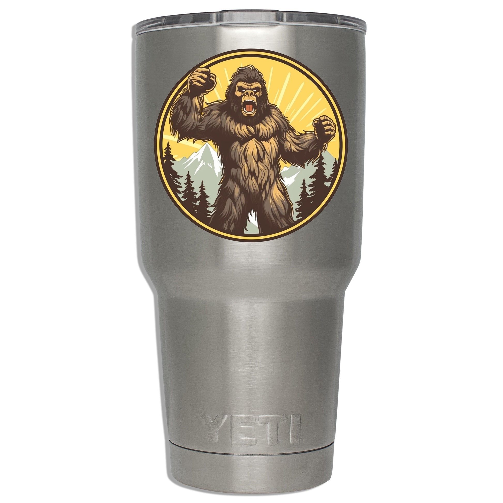 Angry Sasquatch Vinyl Sticker