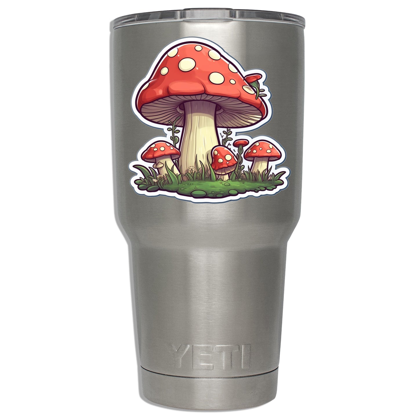 Mushroom Patch Vinyl Sticker