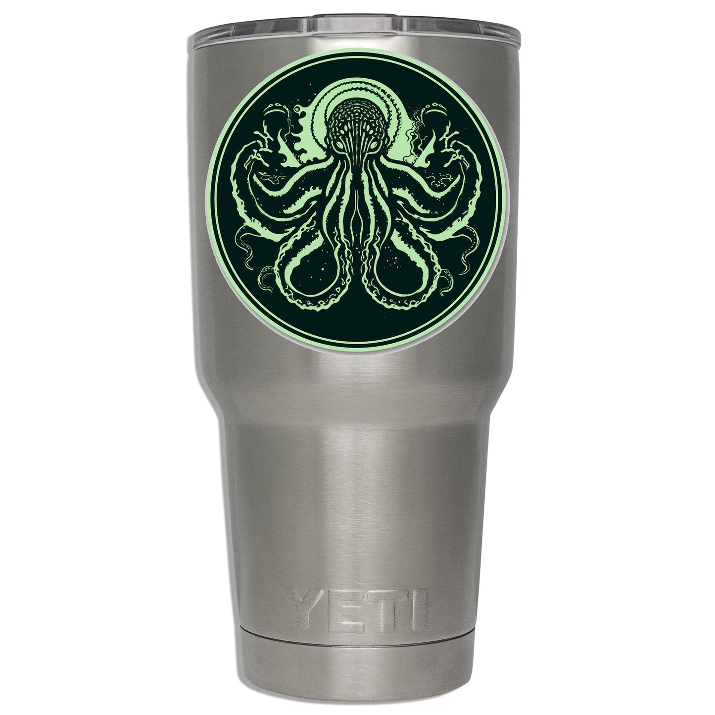 Minimalist Cthulhu Vinyl Sticker – Lovecraft Horror Decal for Laptop, Water Bottle, Notebook, or Car