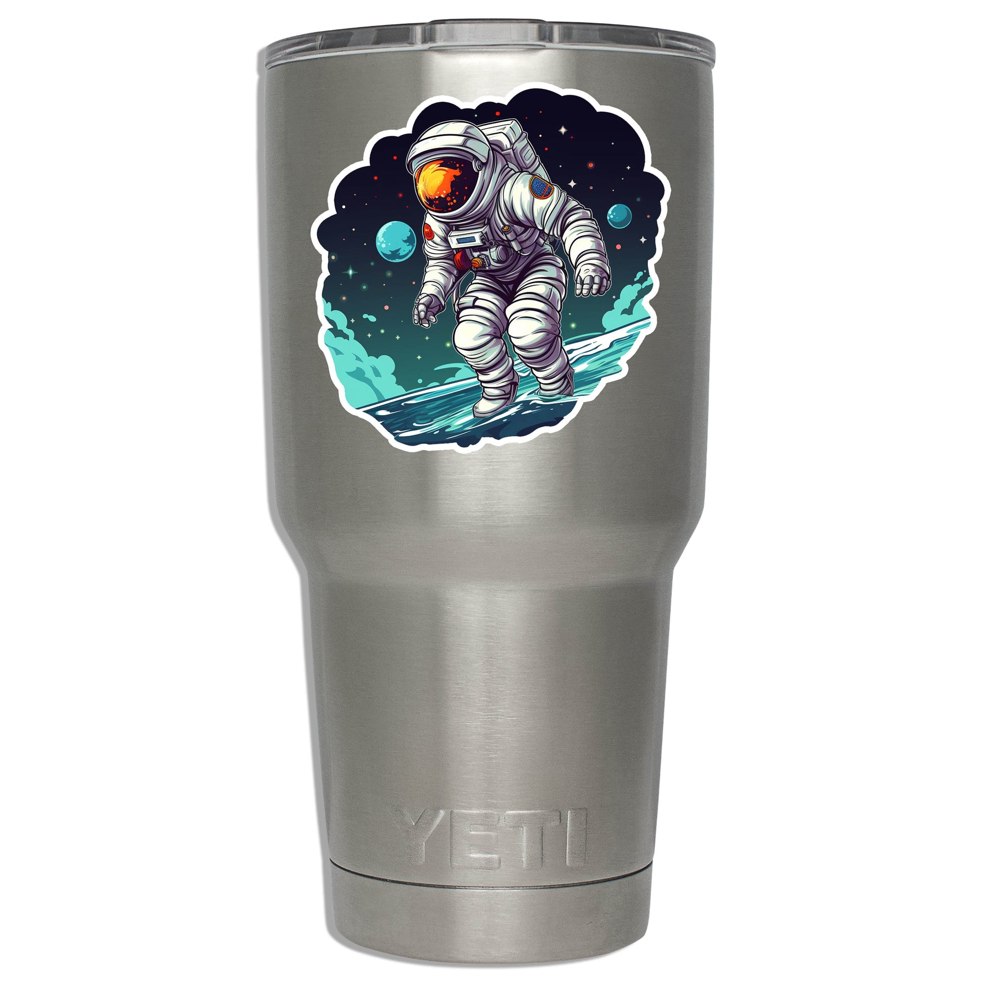 Sci-Fi Space Man Astronaut Space Walk Vinyl Sticker