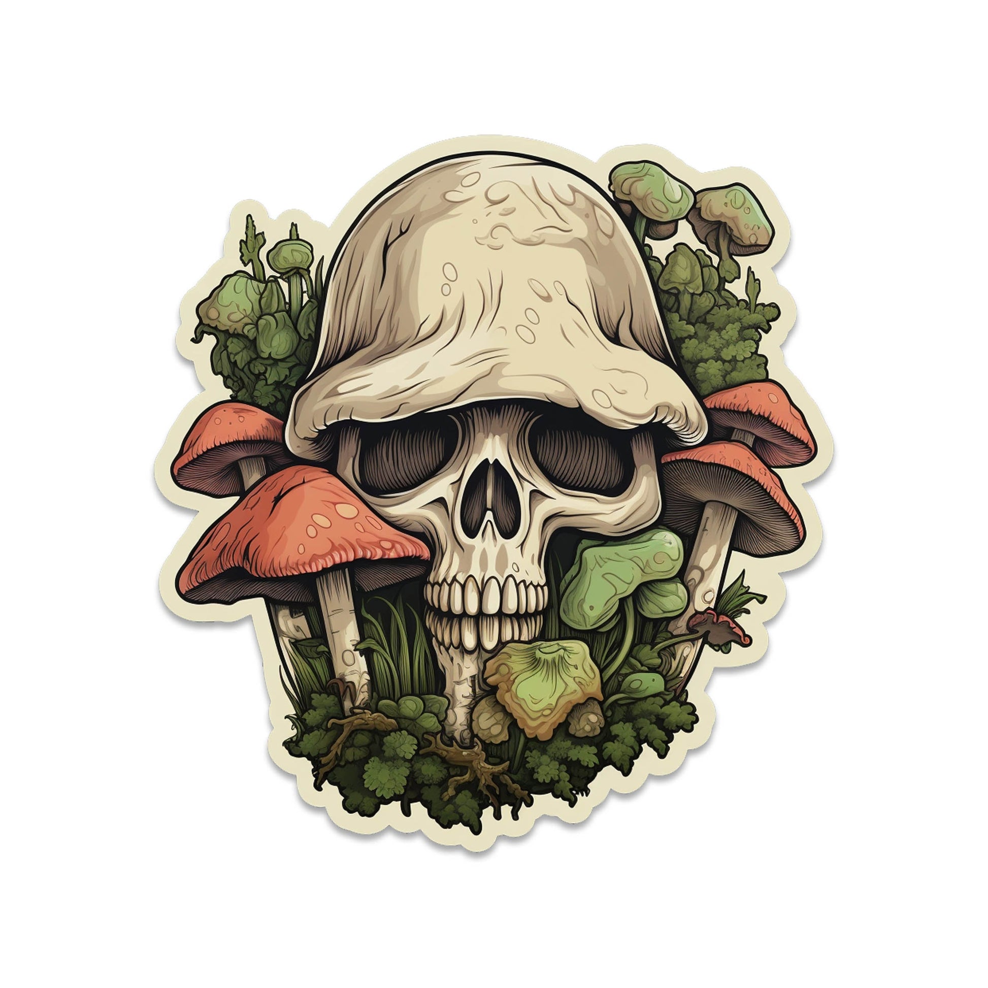Death Mushroom Field Vinyl Sticker