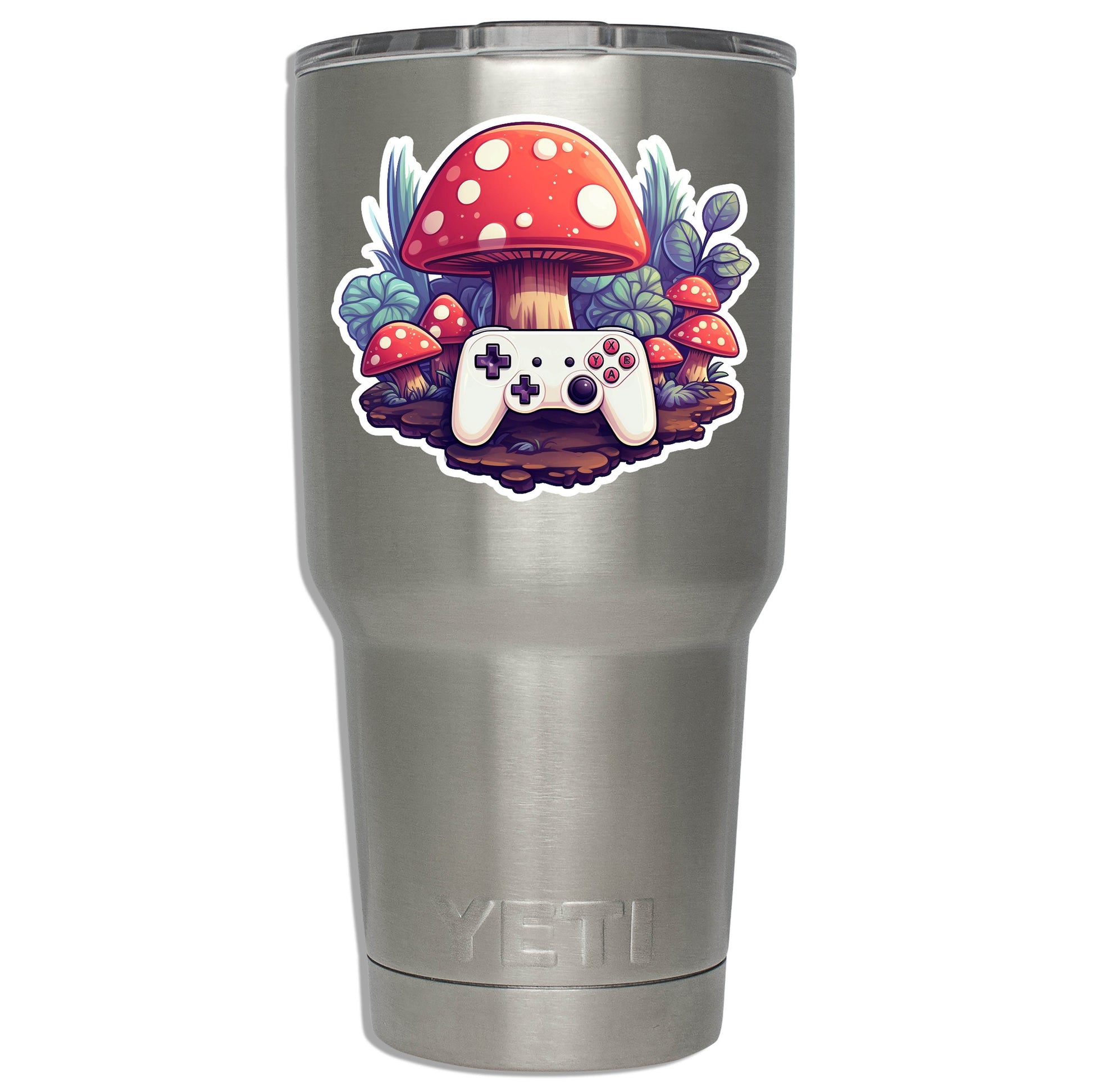 Mushroom Field Gaming Controller Vinyl Sticker