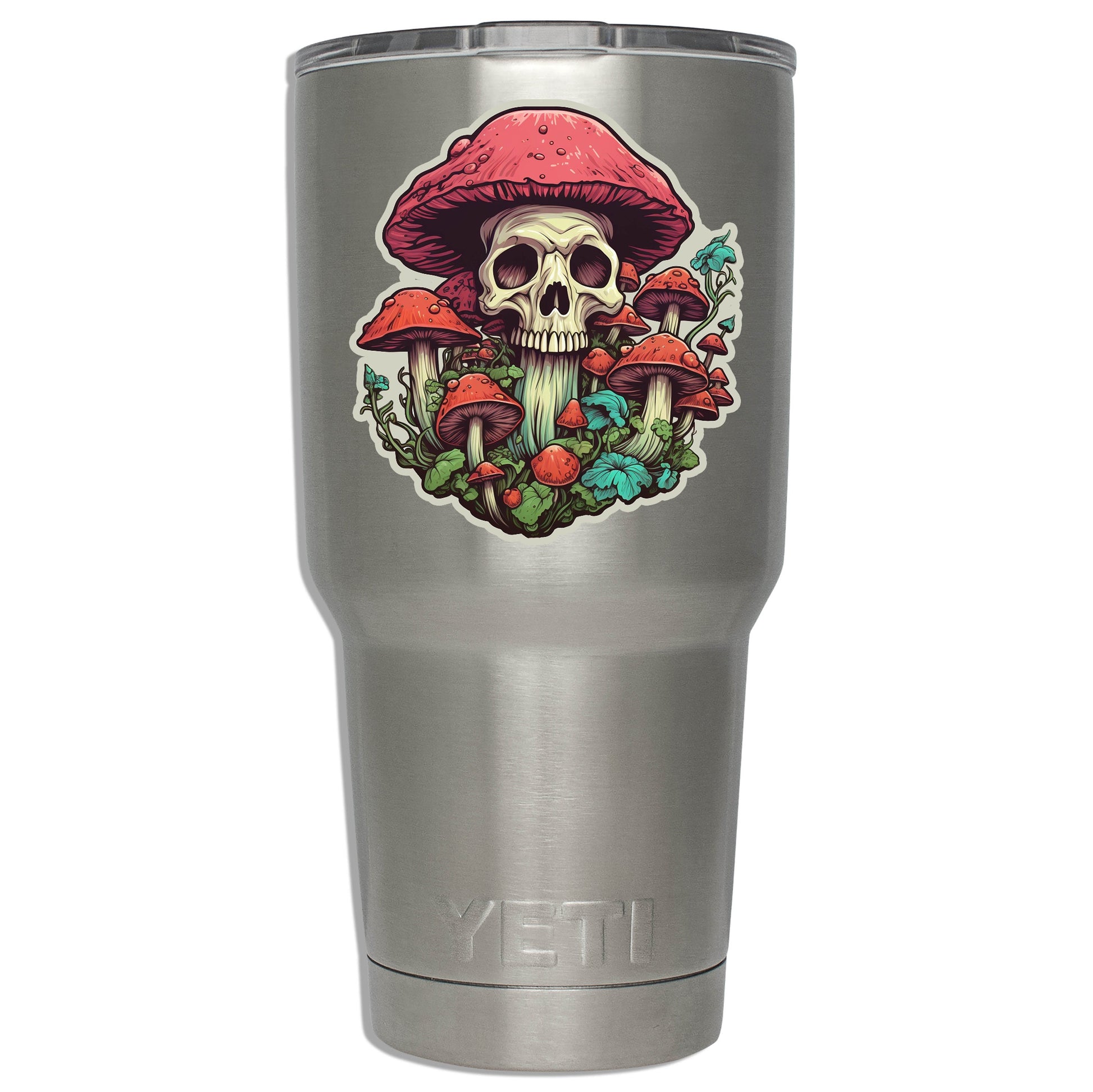 Skull Mushroom Grove Vinyl Sticker