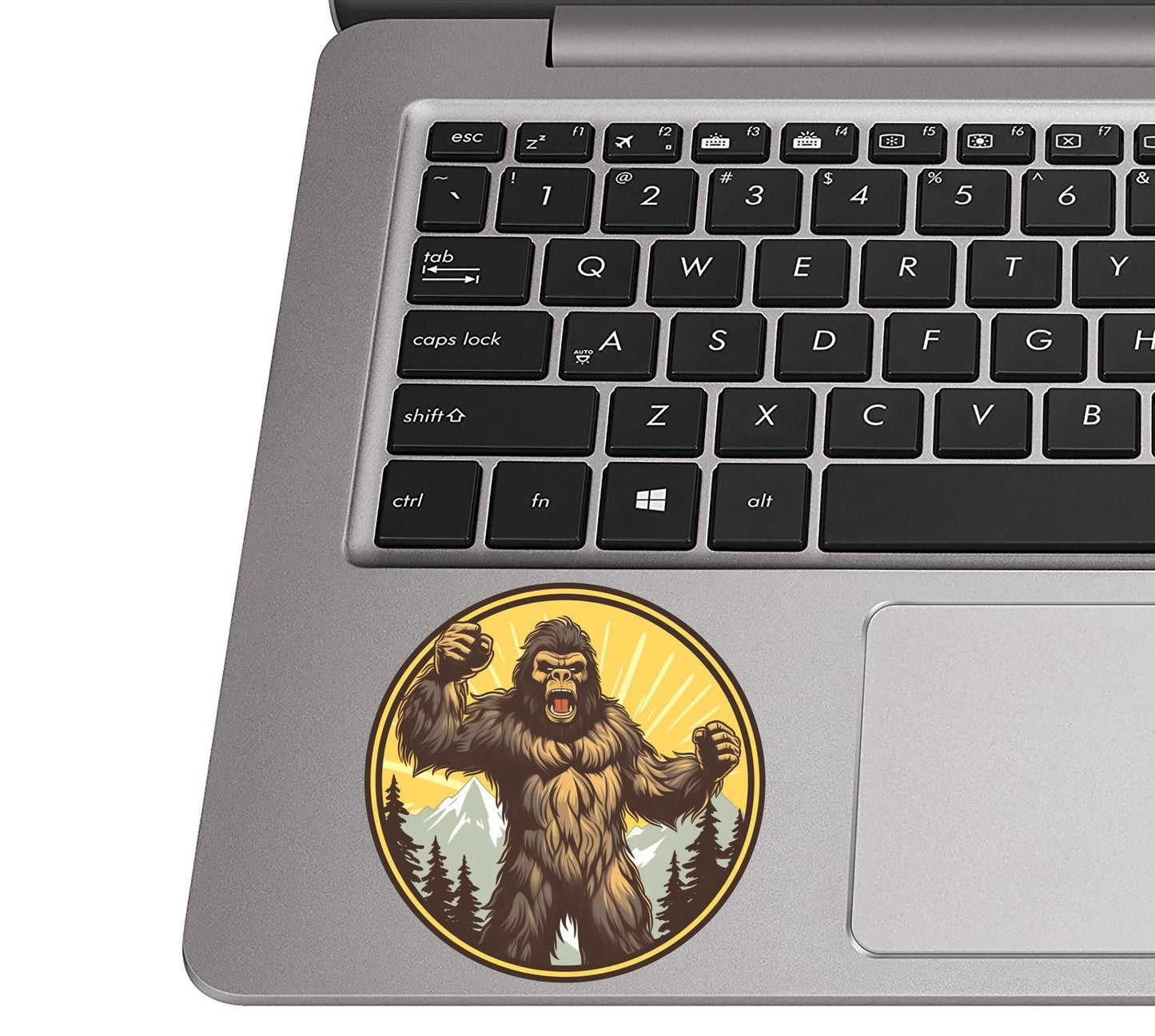 Angry Sasquatch Vinyl Sticker
