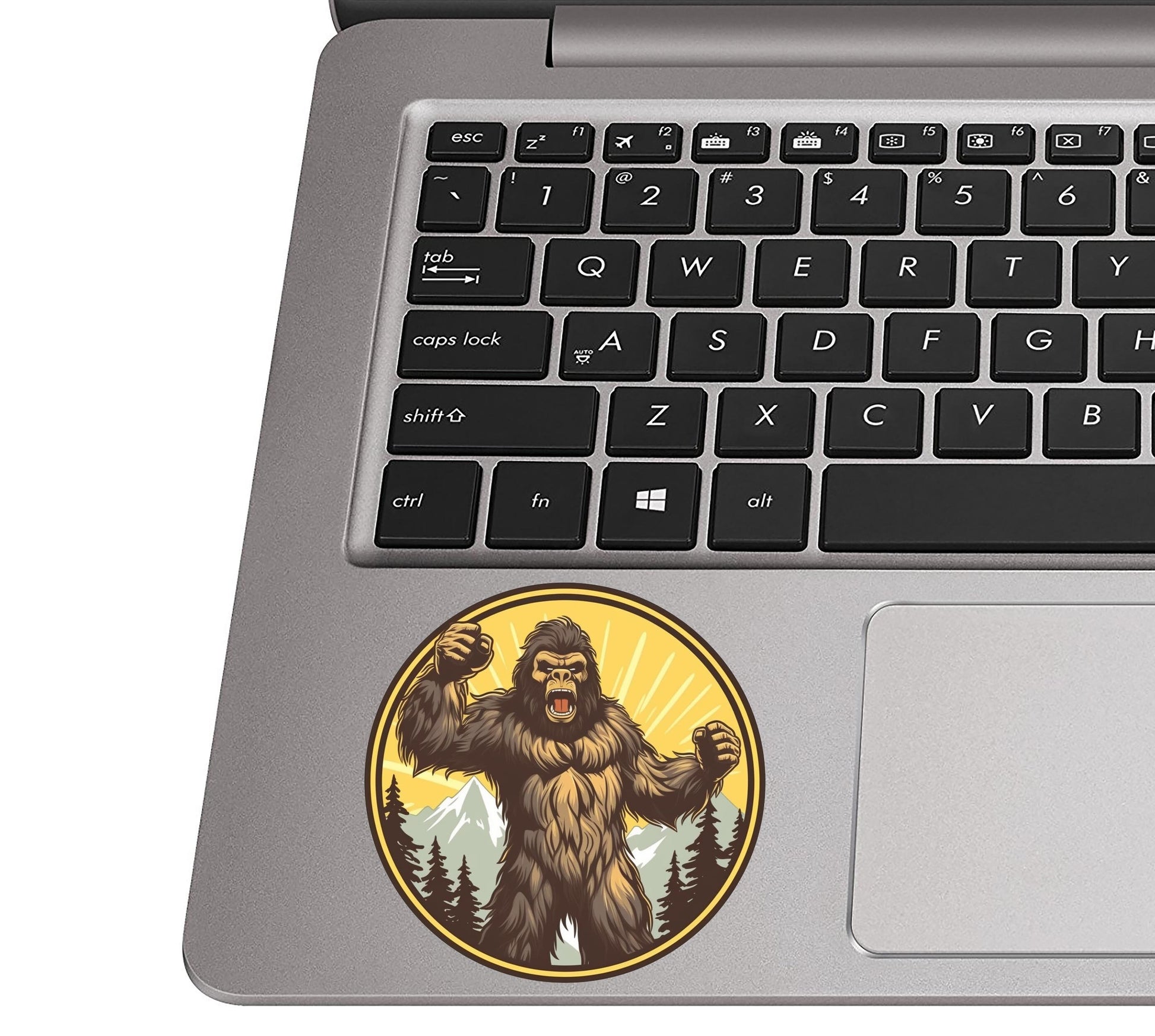 Angry Sasquatch Vinyl Sticker