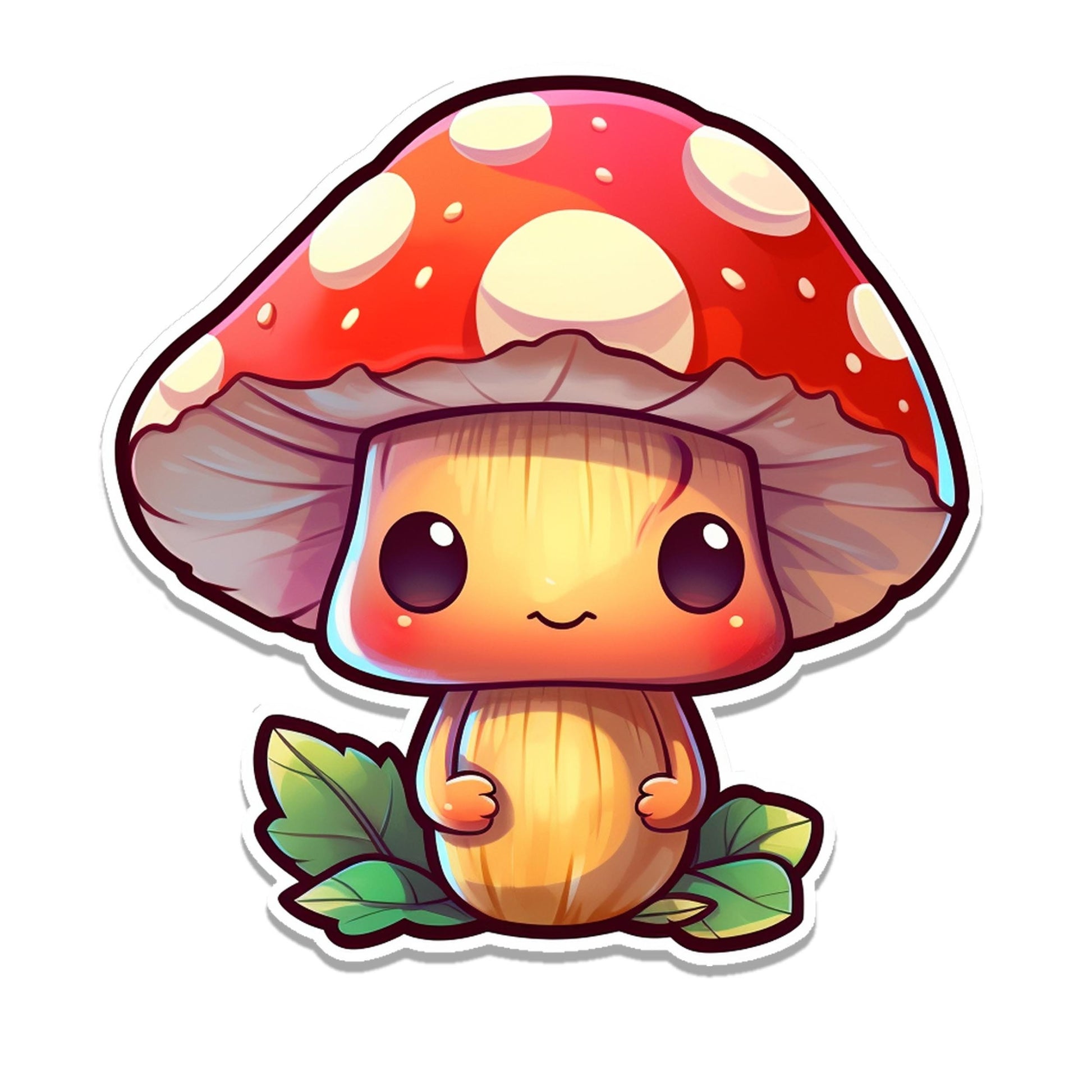 Chibi Mushroom Vinyl Sticker