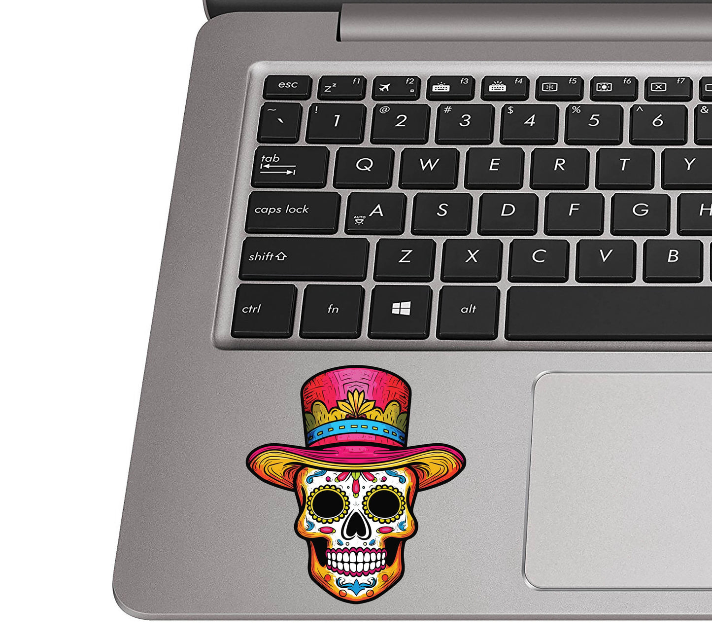 Cinco De Mayo Top Hat Sugar Skull Vinyl Sticker
