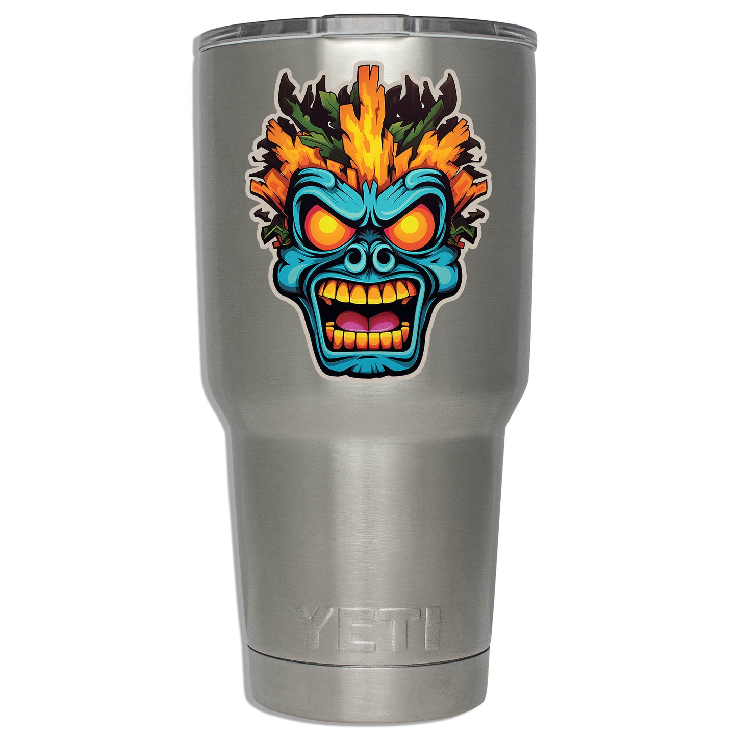 Kaka Tiki Mask Cup Laptop Boat Cooler Car Vehicle Window Bumper Vinyl Decal Graphic Sticker
