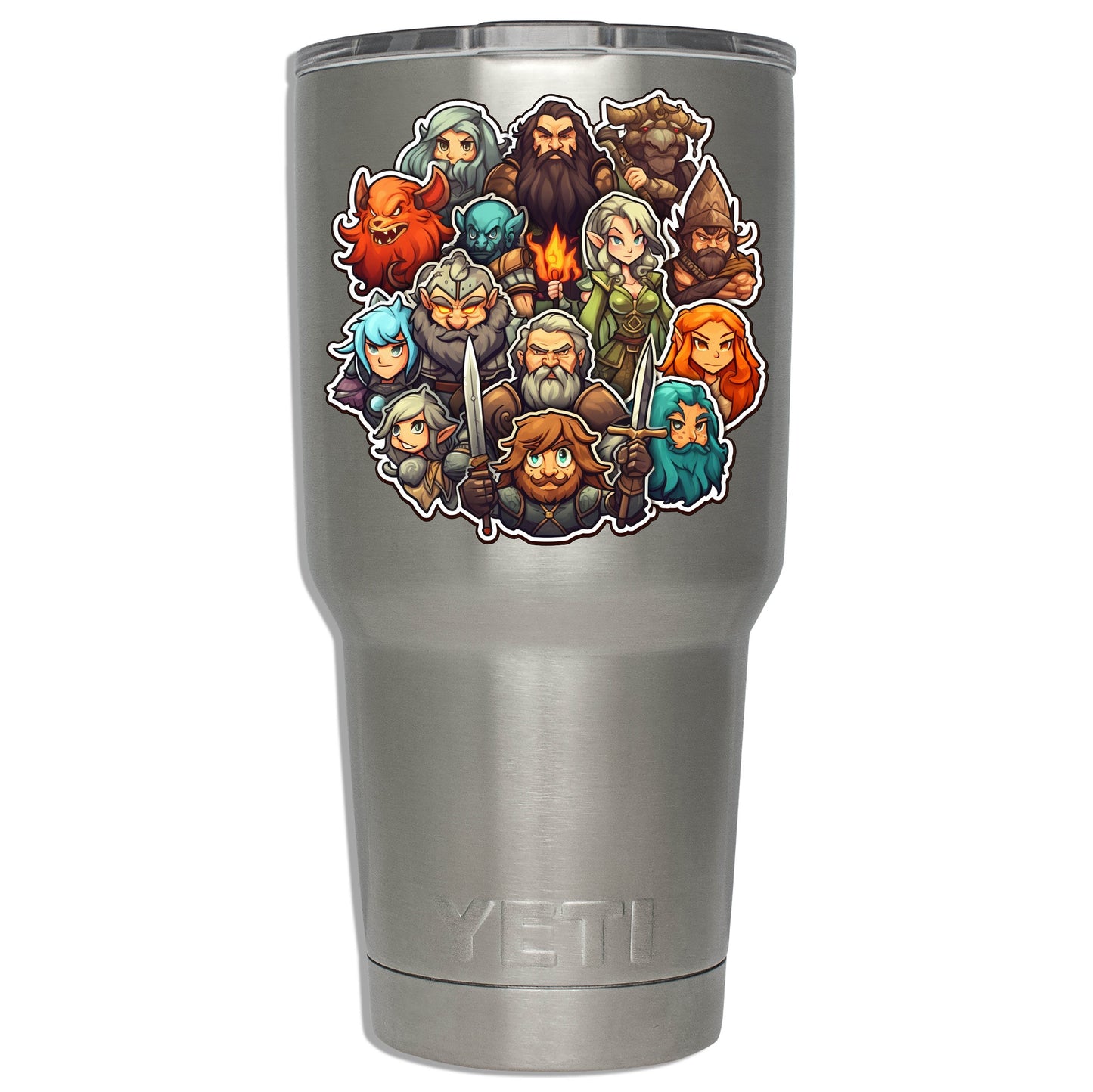 Role Playing Adventure Party Group Vinyl Sticker