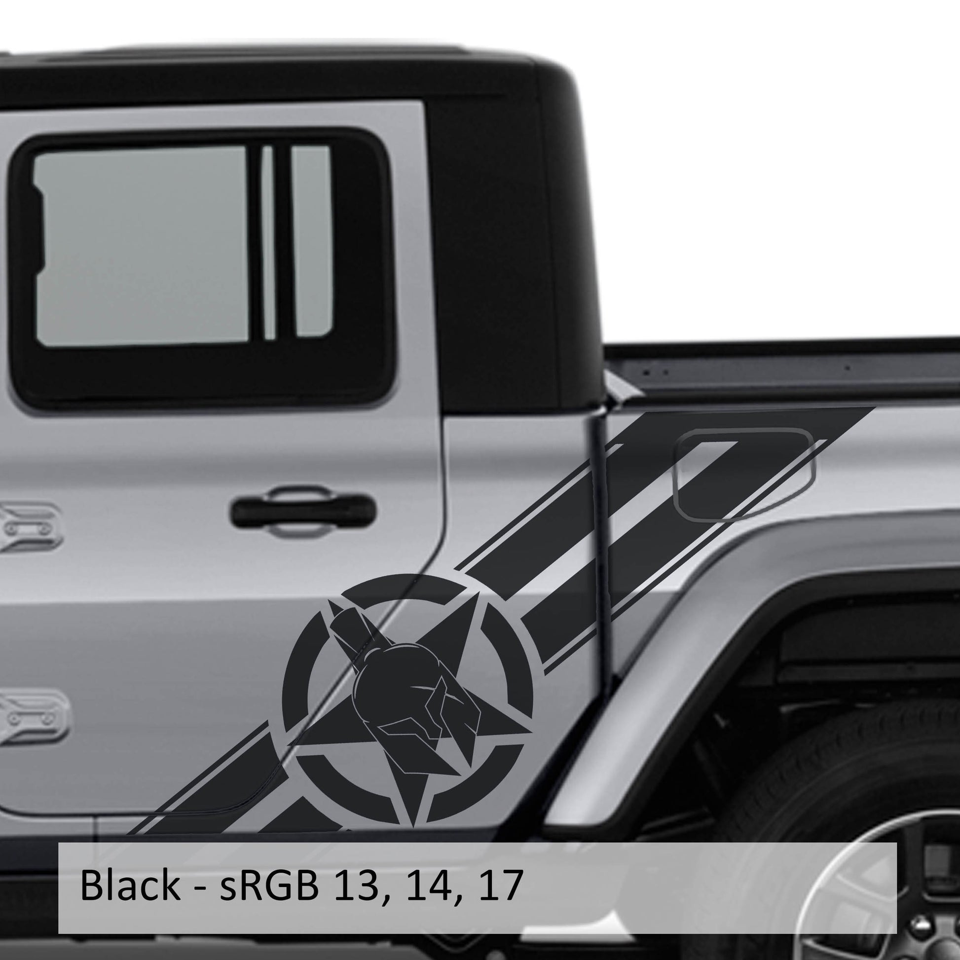 Alpha Romeo Gladiator Star & Stipes Cab Kit - Fits Jeep Gladiator JT 2020+