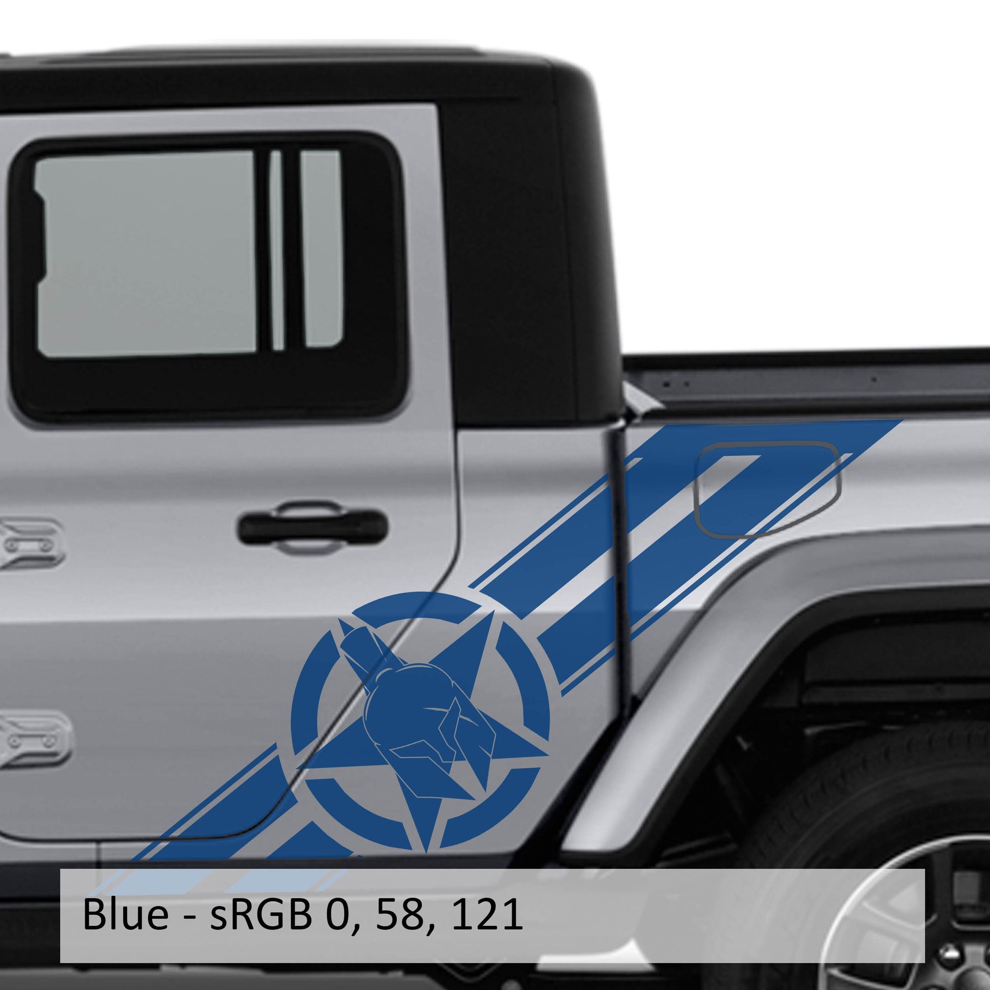 Alpha Romeo Gladiator Star & Stipes Cab Kit - Fits Jeep Gladiator JT 2020+