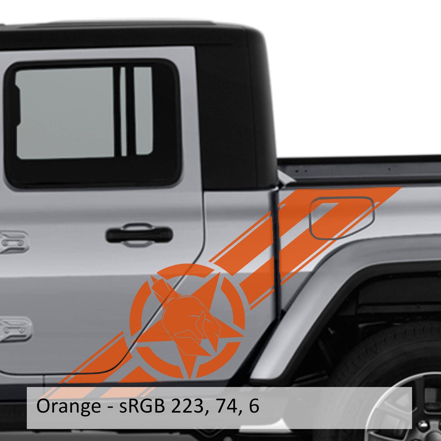 Alpha Romeo Gladiator Star & Stipes Cab Kit - Fits Jeep Gladiator JT 2020+