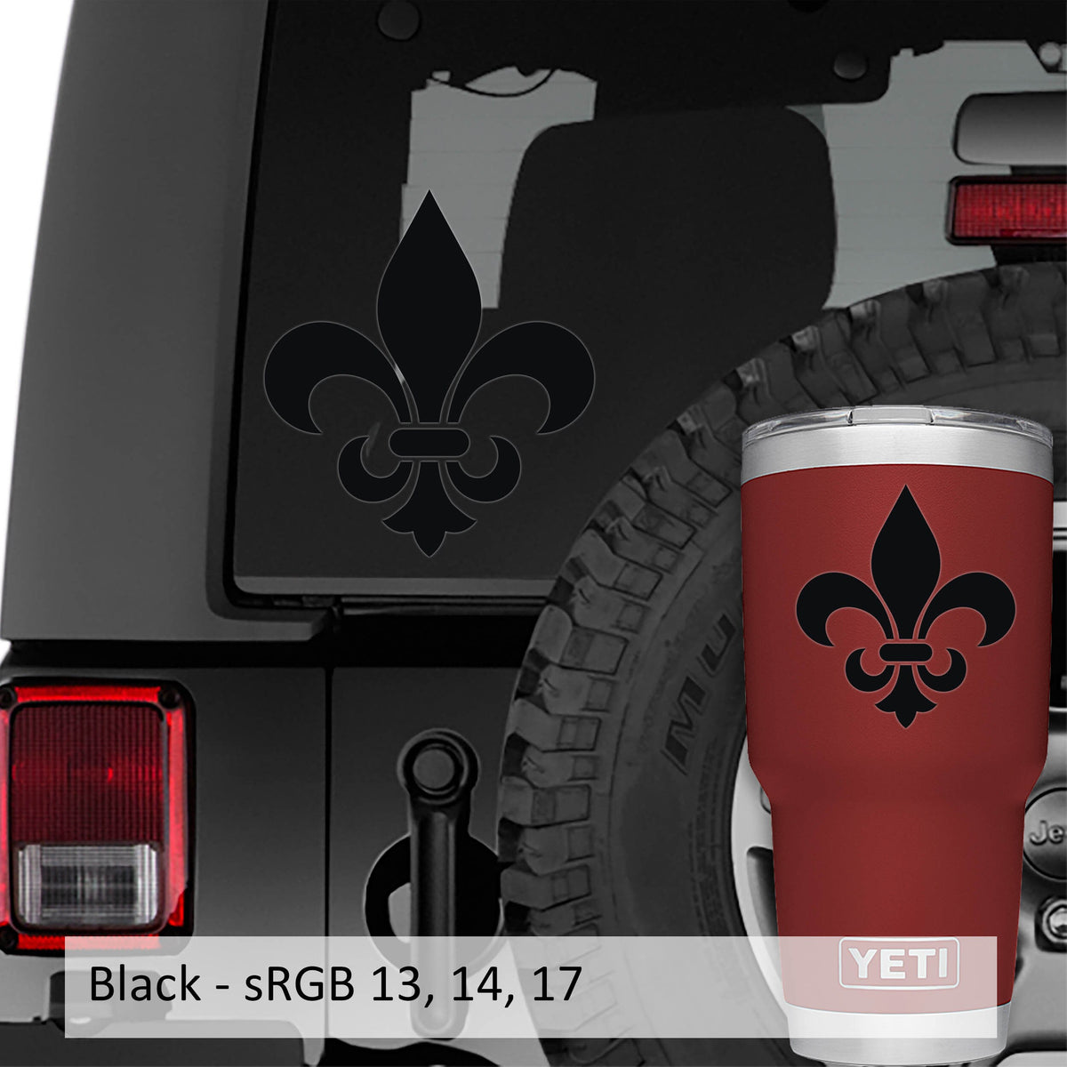 Fleur De Lis Sticker Louisiana Car Sticker French Saints Iris Flower Decal New Orleans Mardi Gras Transfer Decal