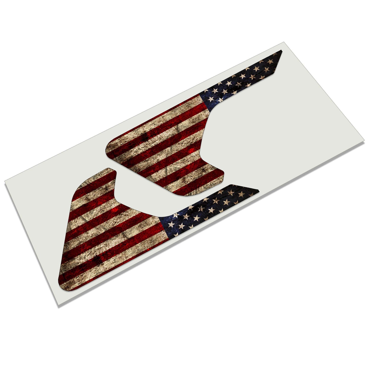 Rustic Old Glory Fender Vent Vinyl Decal - Fits Jeep Wrangler JL/Jeep Gladiator JT 2018+