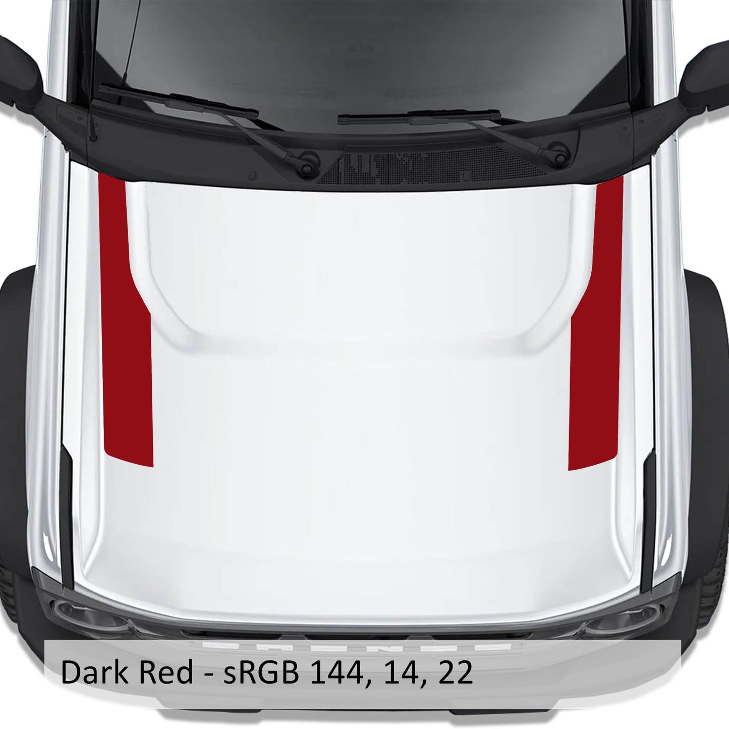 Side Hood Stripe Graphic Kit Fits Ford Bronco 2021-2023