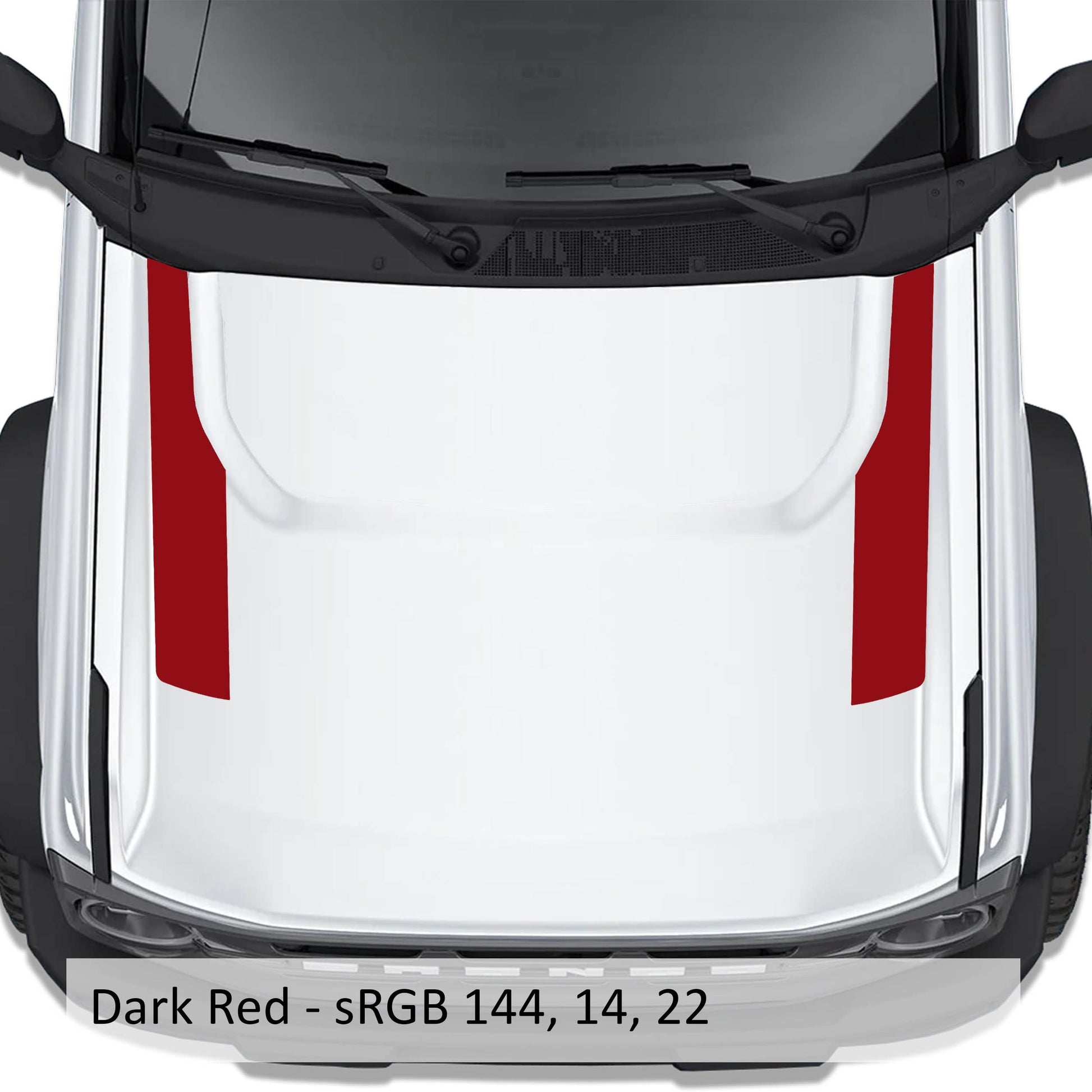 Side Hood Stripe Graphic Kit Fits Ford Bronco 2021-2023