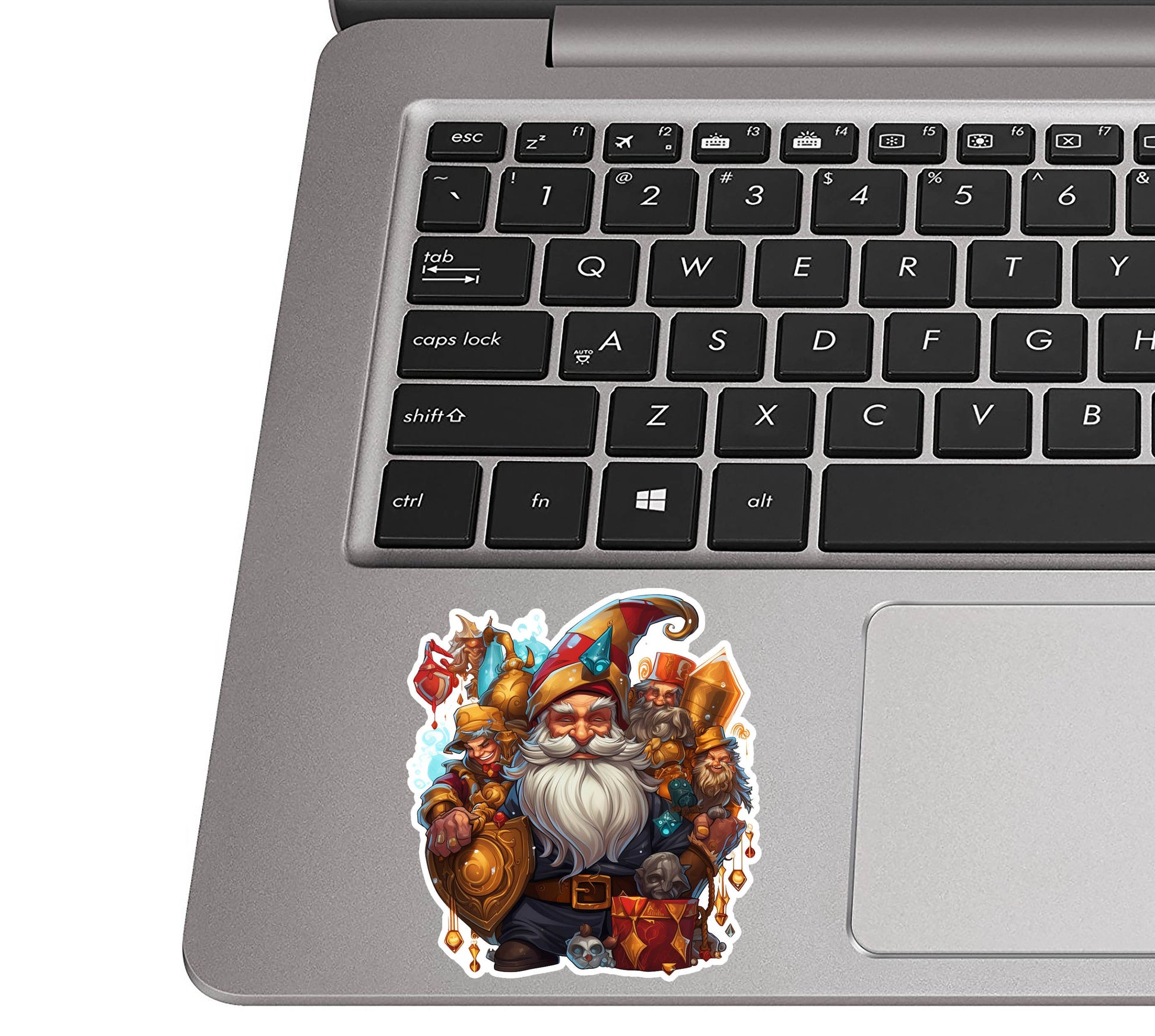 Christmas Gnomes with Gifts Vinyl Sticker Cute Holiday Gnome Decal for Laptop Water Bottle Journal Festive Stocking Stuffer Gift Idea
