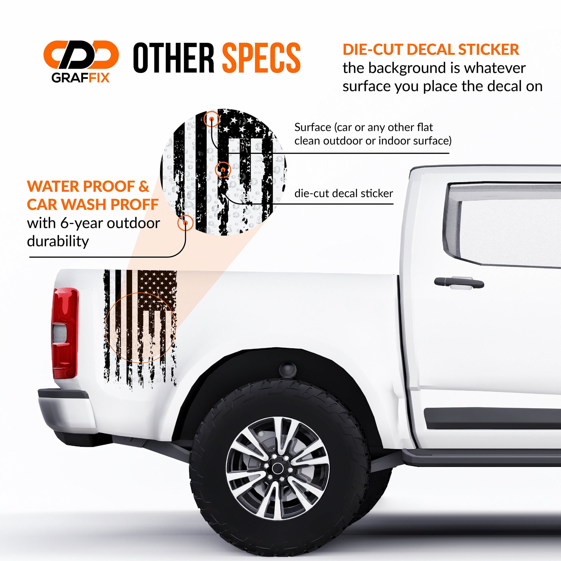 Leopard Print Rear Quarter Window Decals Fits 2021+ Bronco Sport