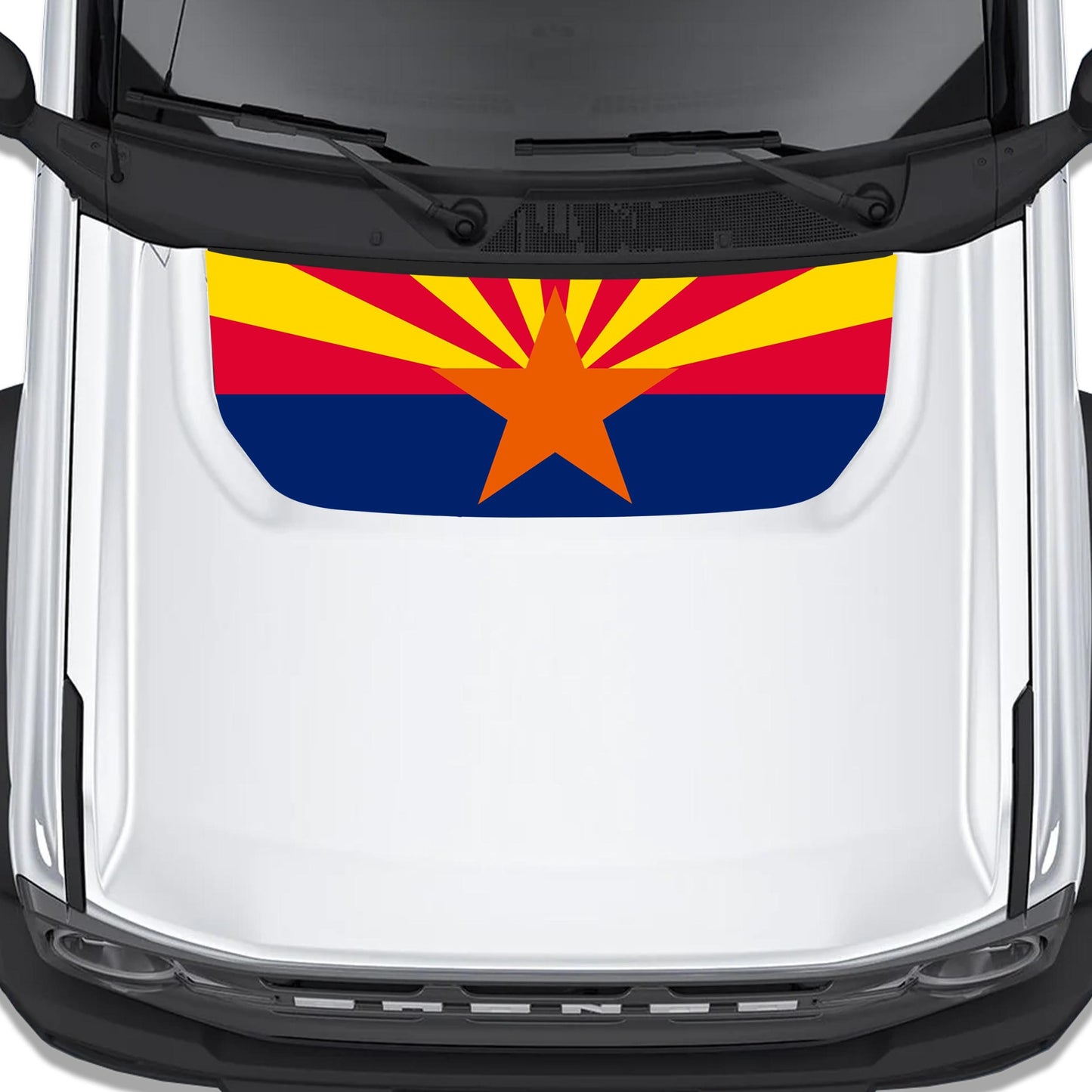 Arizona State Flag Hood Graphic Design Decal Fits Ford Bronco 2021+