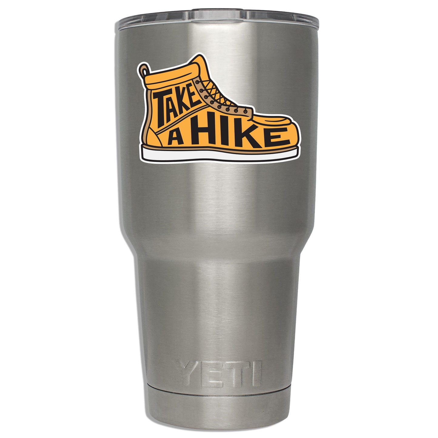 Take A Hike Boot Vinyl Decal Sticker Hiking Boot Travel Backpacking Nature Decal Colorful Car Laptop Water Bottle Tumbler Mountains Explorer