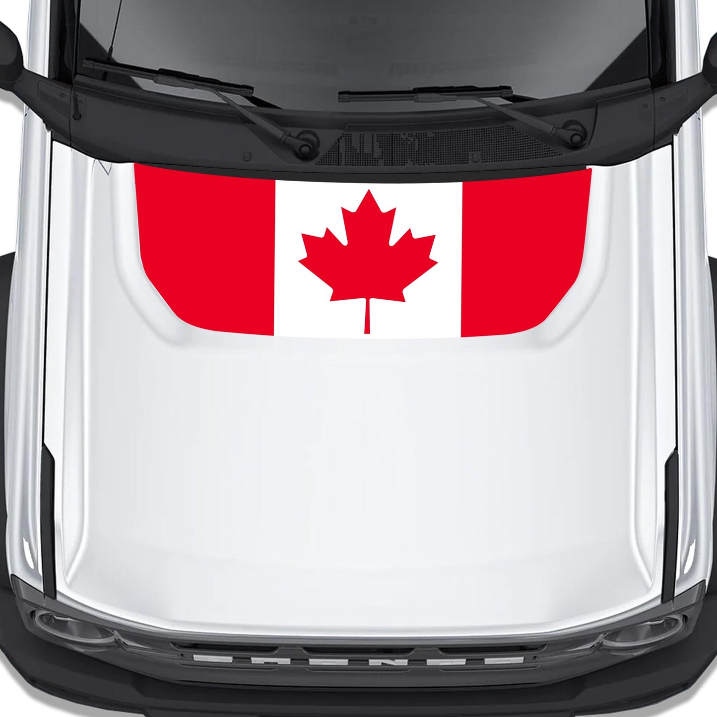 Canadian Maple Leaf Hood Graphic Design Decal Fits Ford Bronco 2021+