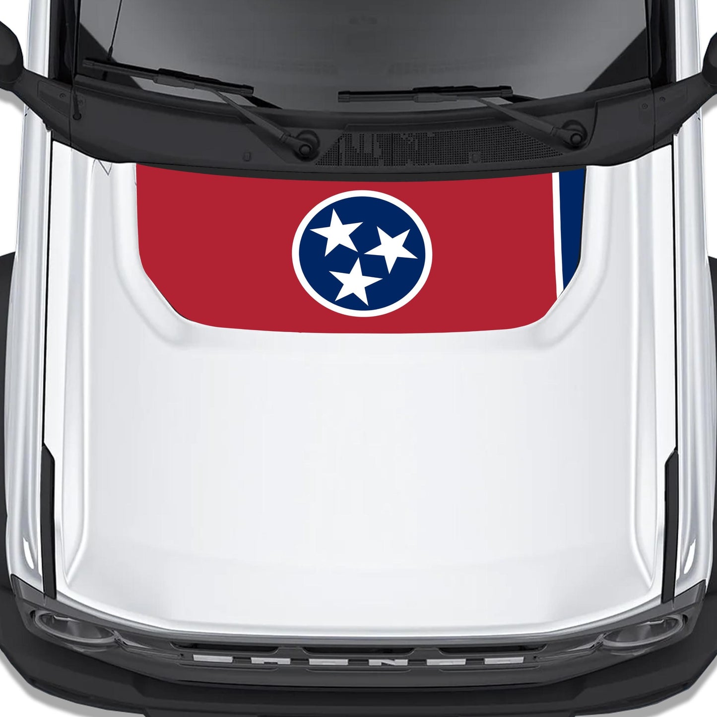Tennessee State Flag Hood Graphic Design Decal Fits Ford Bronco 2021+