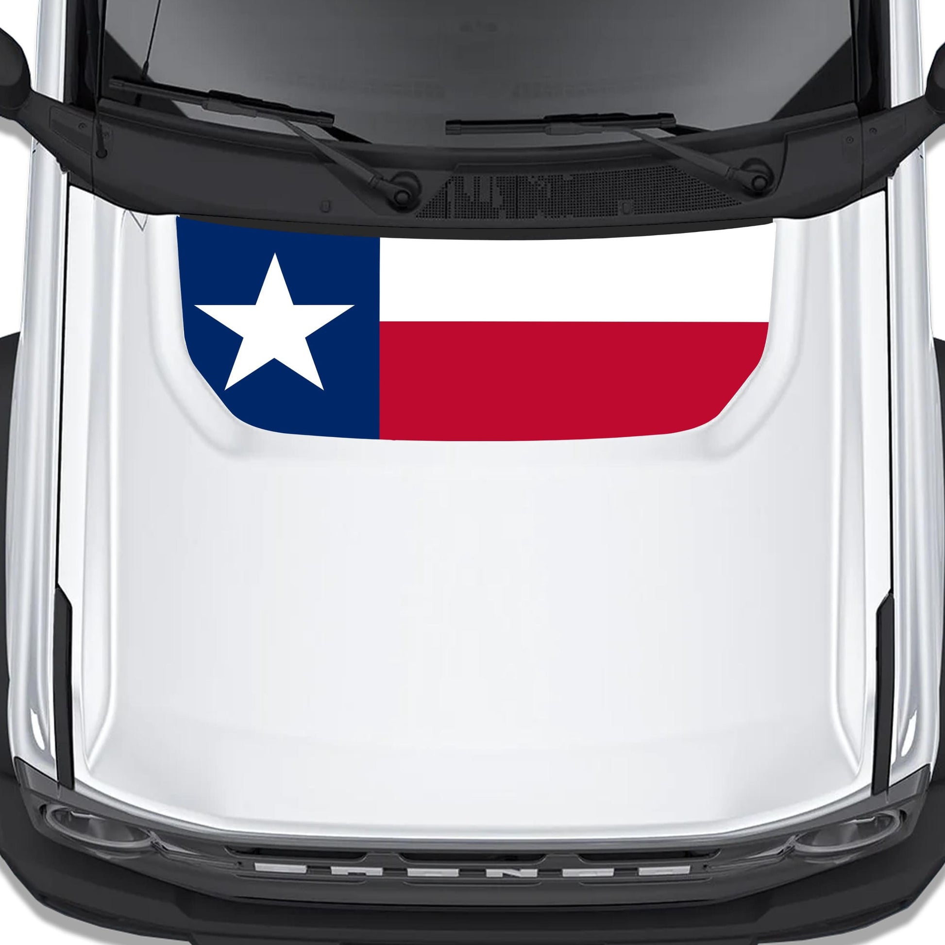 Texas Lone Star State Flag Hood Graphic Design Decal Fits Ford Bronco 2021+
