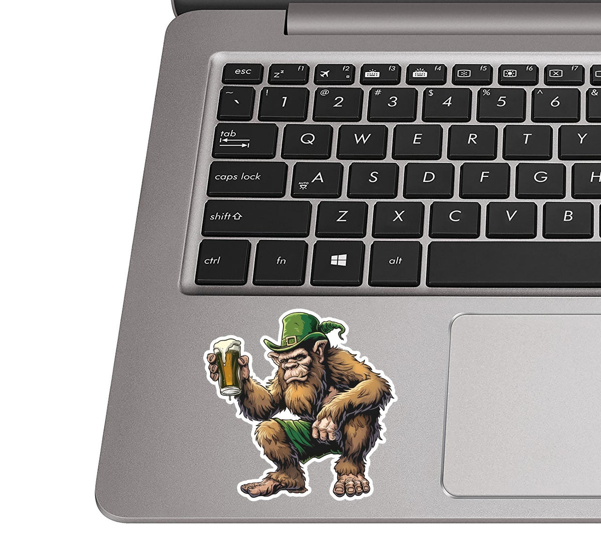 Bigfoot Beer Sticker Funny Sasquatch Stout Vinyl Decal St Patrick's Day Dark Ale Pint for Laptop Water Bottle Car Gift