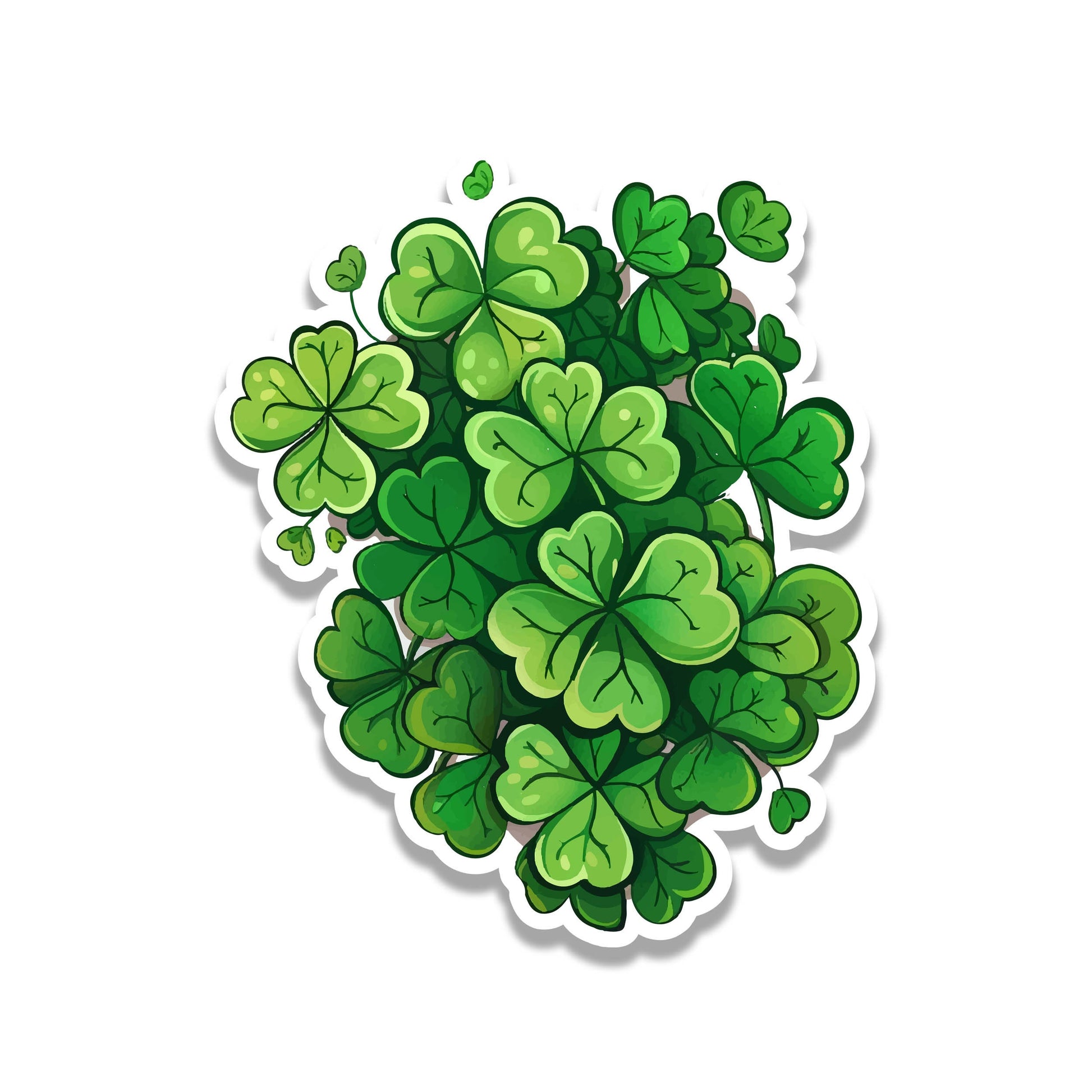 Patch of Irish Pride Sticker Irish Flag Clover Shamrock Decal St Patricks Day Laptop Water Bottle Travel Gift Green Ireland Vinyl