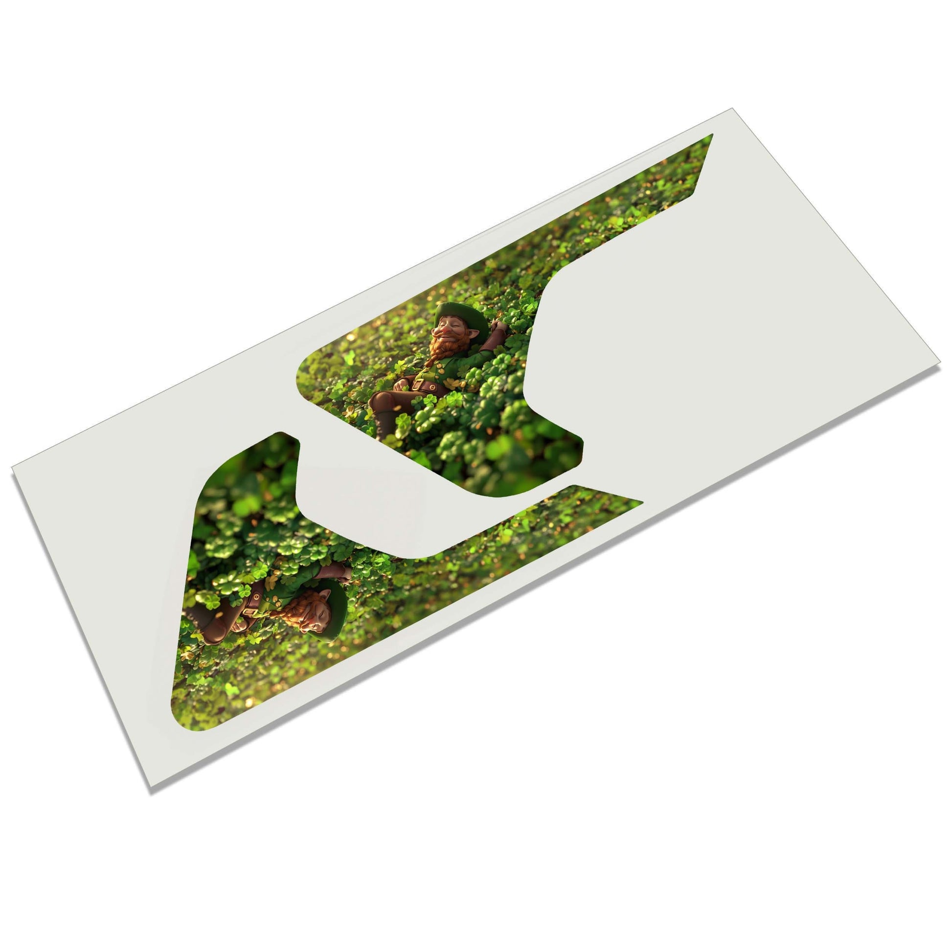 Leprechaun Clover Field 2pc Vinyl Fender Decal Set - Fits Jeep Wrangler JL/Jeep Gladiator JT 2018+