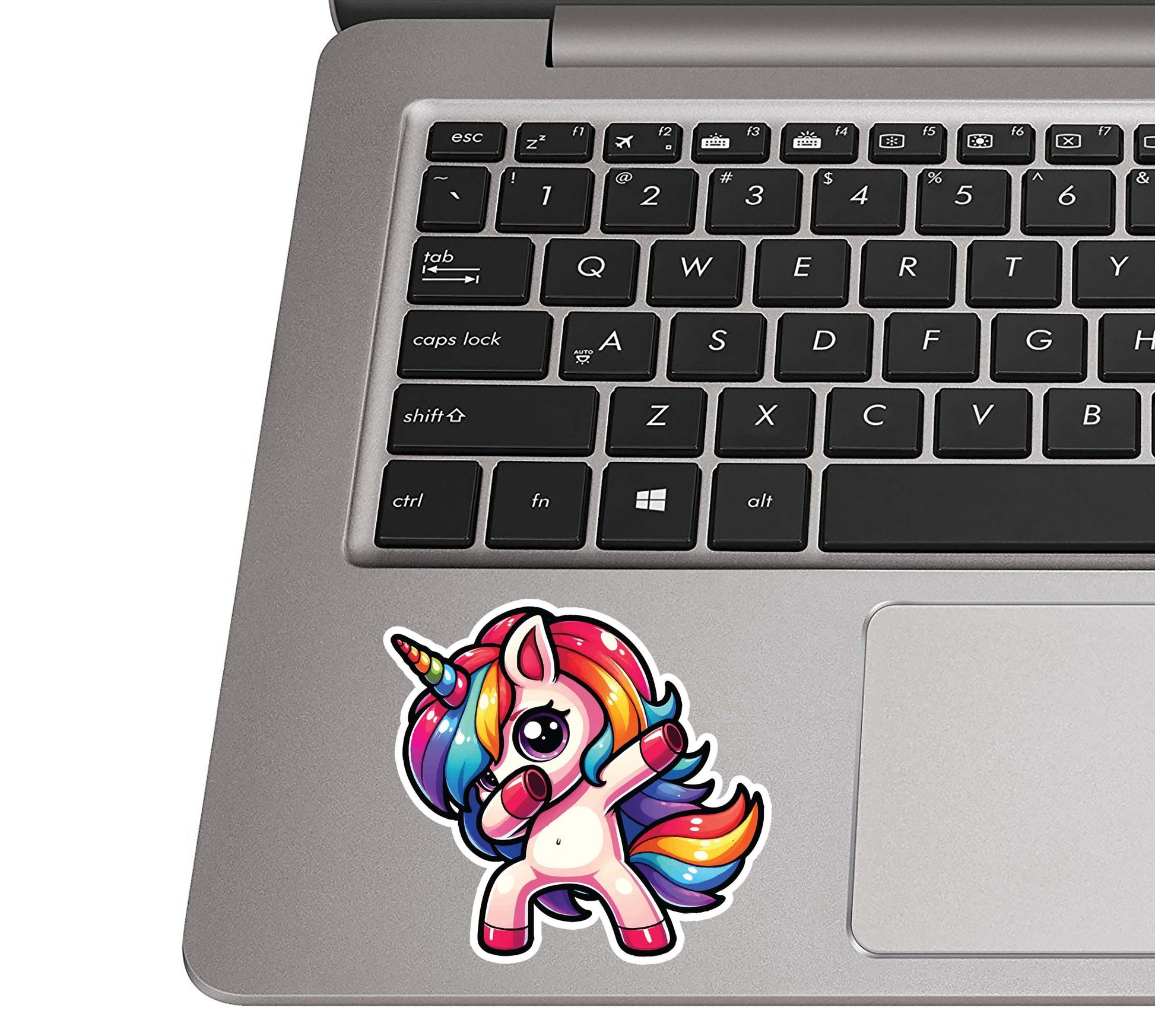 Rainbow Unicorn Dab Vinyl Sticker Cute Kawaii Decal for Laptop Water Bottle Car Suitcase Travel Gift