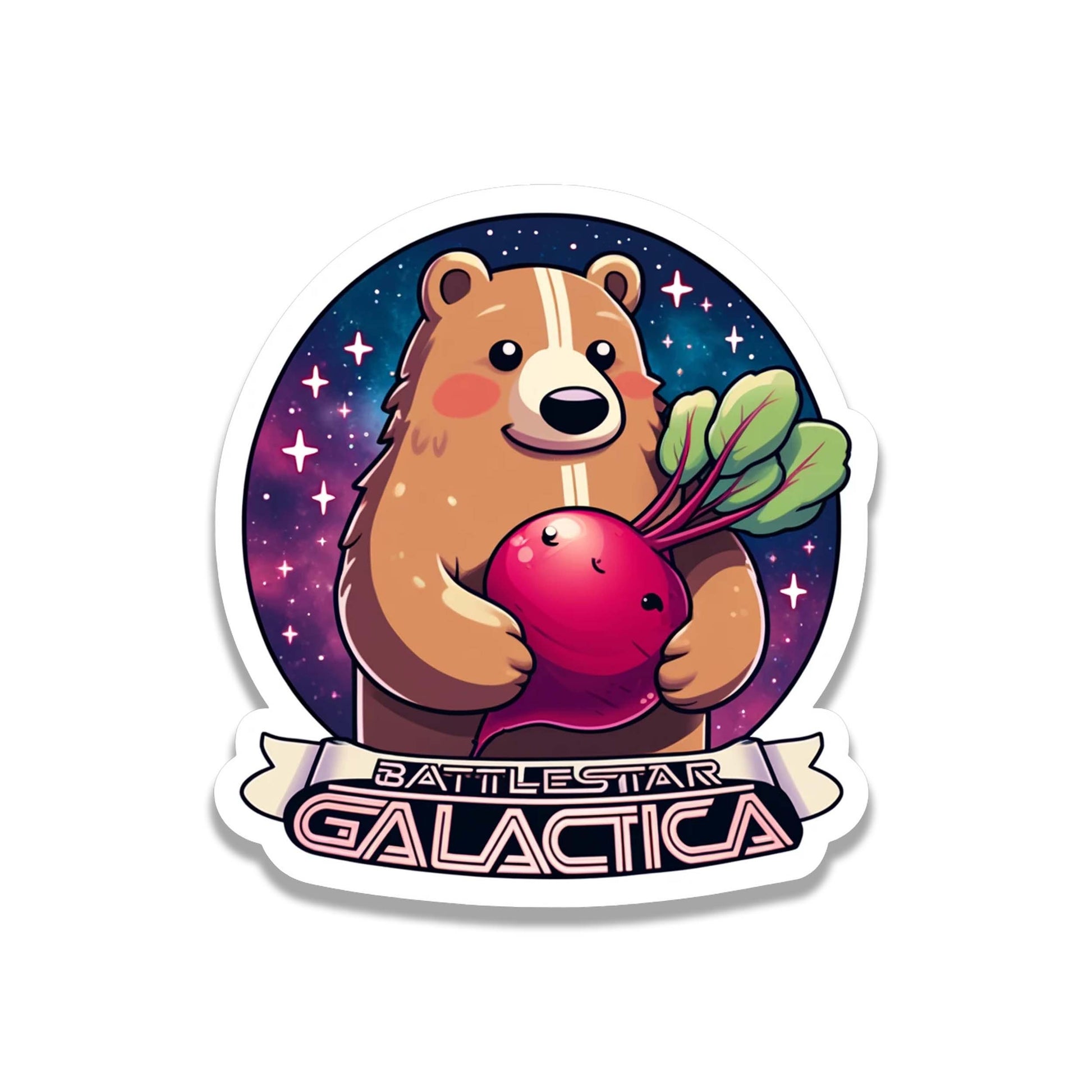 Bears Beats Battlestar Vinyl Sticker | Funny Dwight and Jim Quote Decal for Laptop, Water Bottle, Journal, Car | The Office Fan Gift