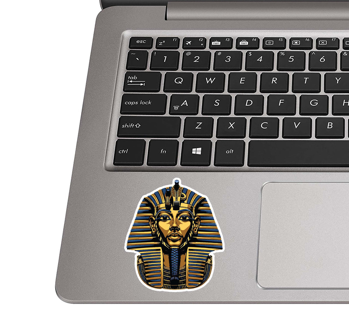 Pharaoh King Tut Golden Mask Vinyl Sticker Ancient Egyptian Decal for Laptop Water Bottle Car Cup Gift for Egypt and History Lovers