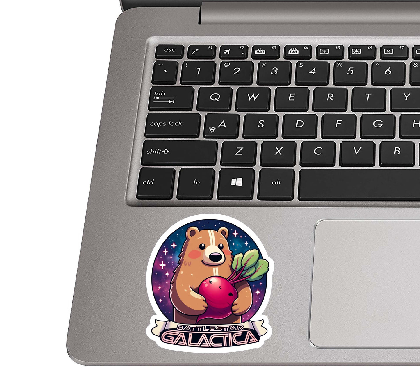 Bears Beats Battlestar Vinyl Sticker | Funny Dwight and Jim Quote Decal for Laptop, Water Bottle, Journal, Car | The Office Fan Gift